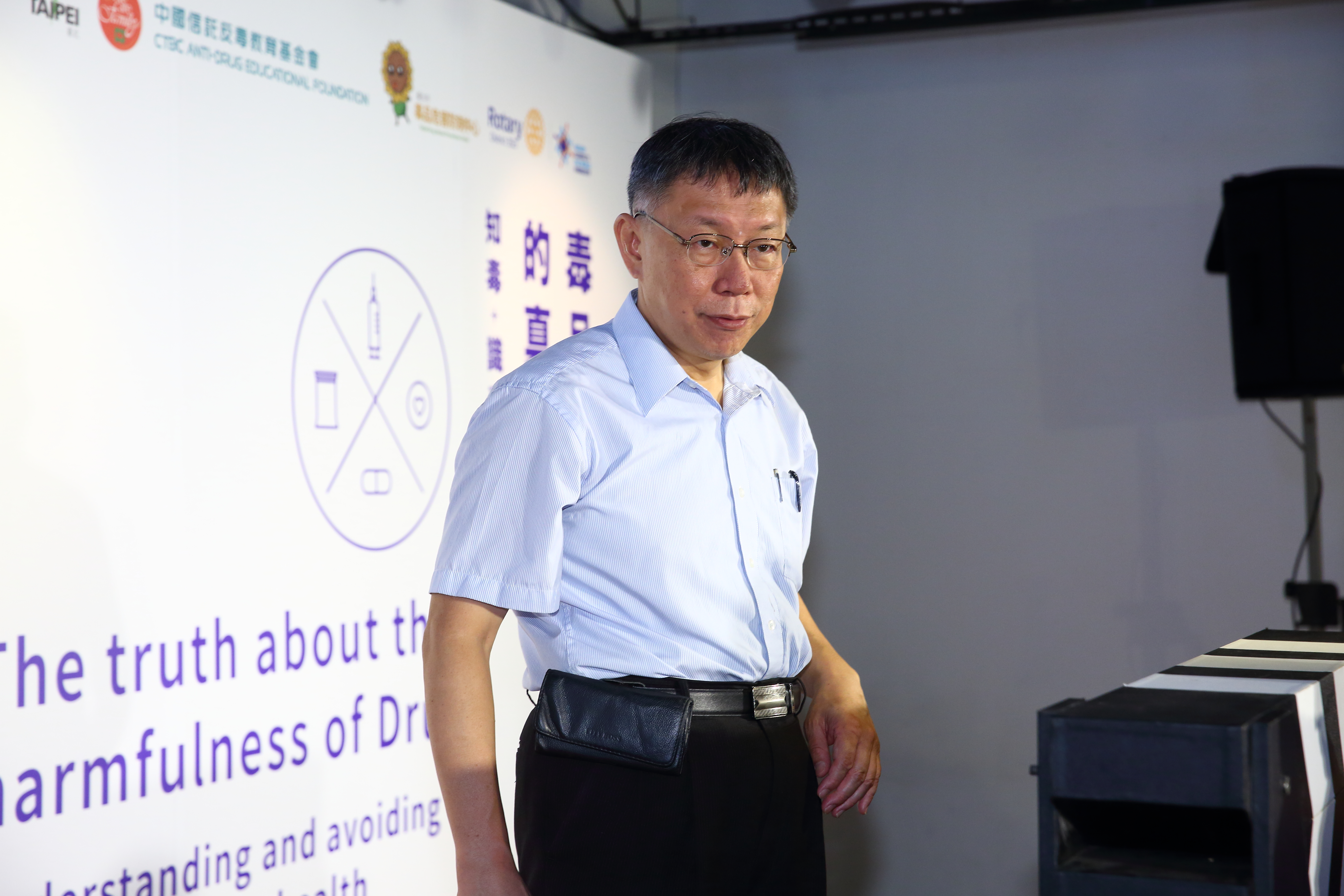 台北市長柯文哲受訪時提及「討厭外省人」，今受訪時急滅火。