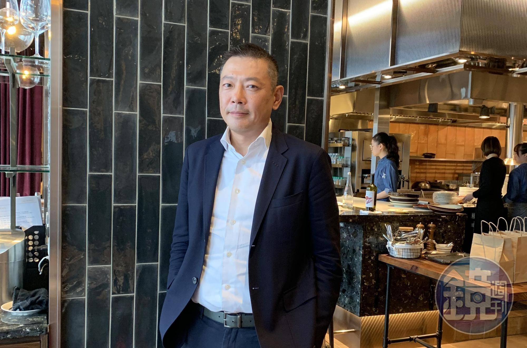 接任總經理的吳昕陽首度露面，看好台中市場要在台中開第二間店。