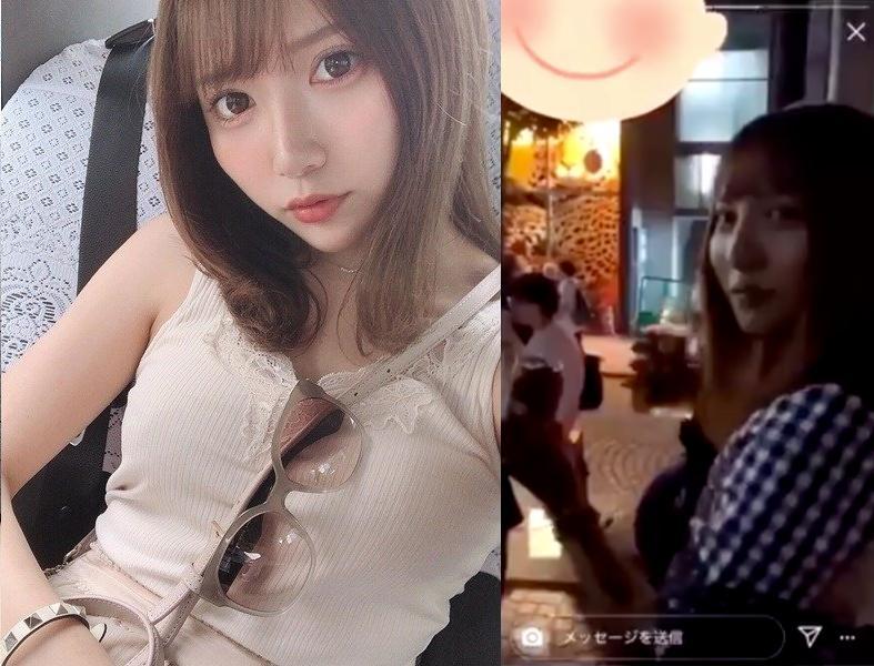 女粉絲mi與疑似傑尼斯偶像喝酒影像曝光,但她又發文表示沒有這回事。(網路圖片)