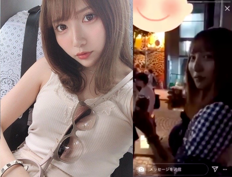 女粉絲mi與疑似傑尼斯偶像喝酒影像曝光，但她又發文表示沒有這回事。（網路圖片）