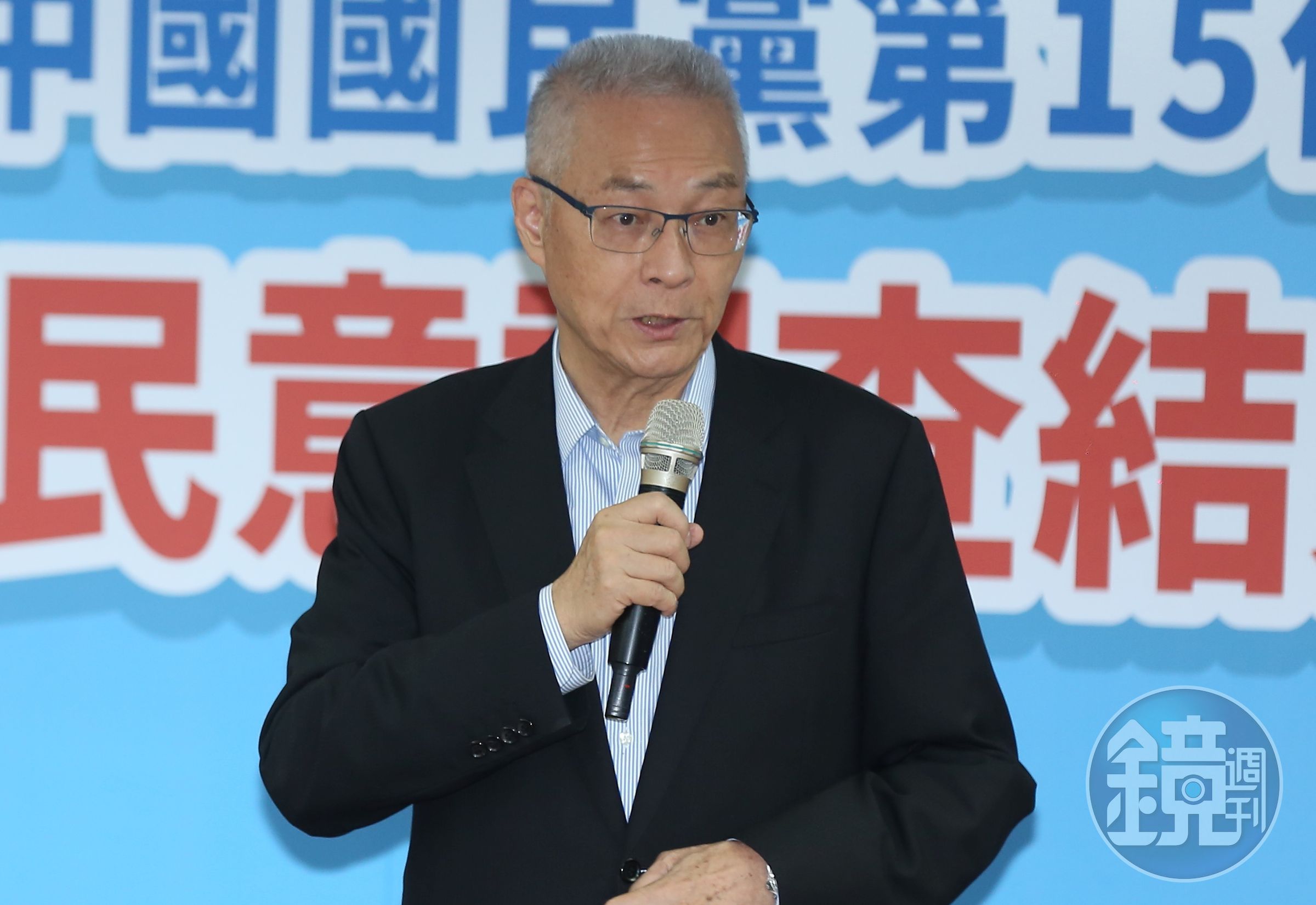 國民黨主席吳敦義昨批評總統蔡英文才是最大的「中共代理人」，圖為資料照。