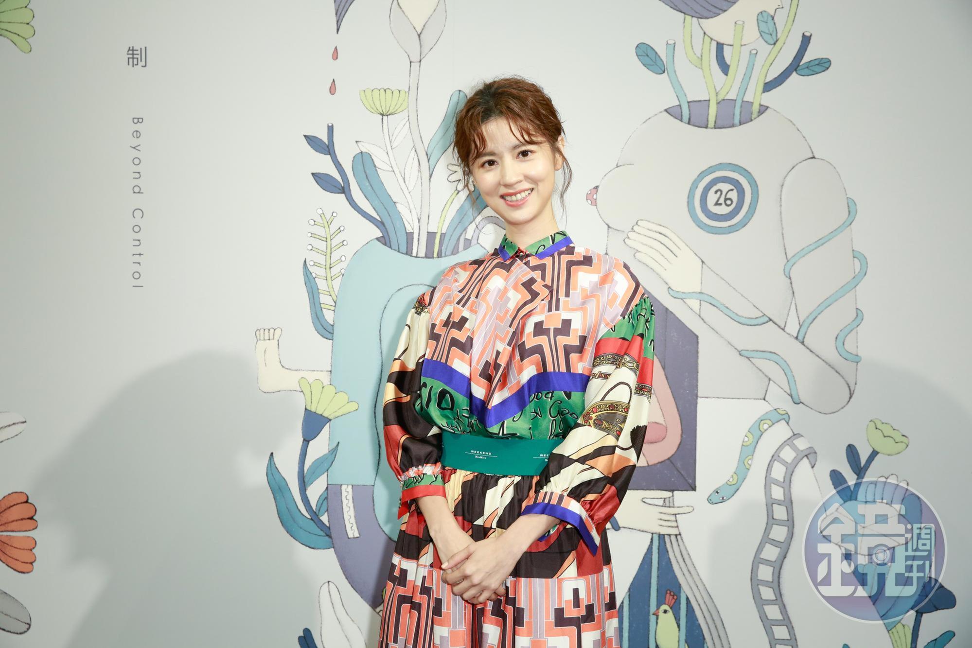 林予晞為台灣國際女性影展擔任大使,提到金鐘未能提名,她表示並不難過,反而施名帥會為她打抱不平。