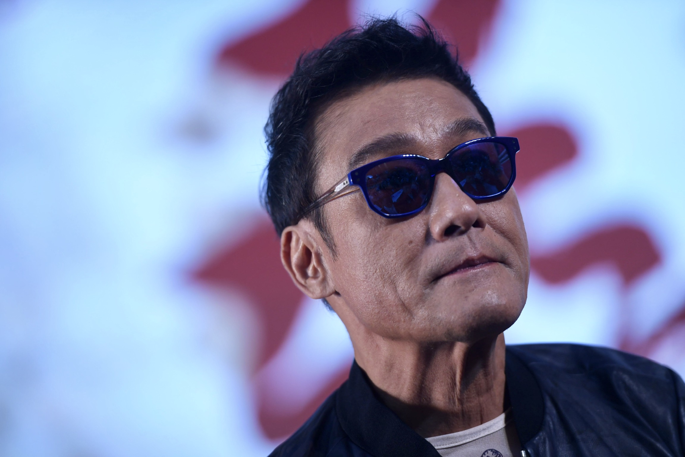 2019年6月3日，港星梁家輝在北京出席電影《追龍II》首映會。（東方IC）