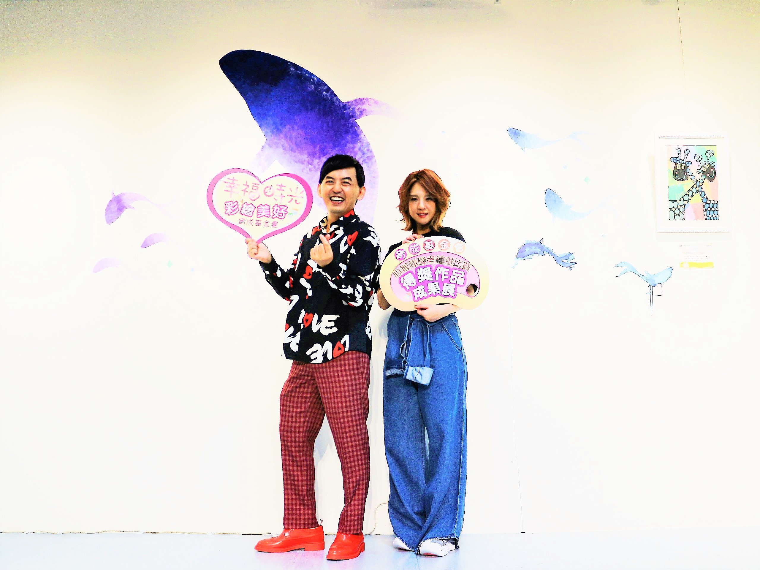 黃子佼堅持不將徒弟LuLu簽為旗下藝人，原因竟是「不好意思抽她錢」。（育成基金會提供）