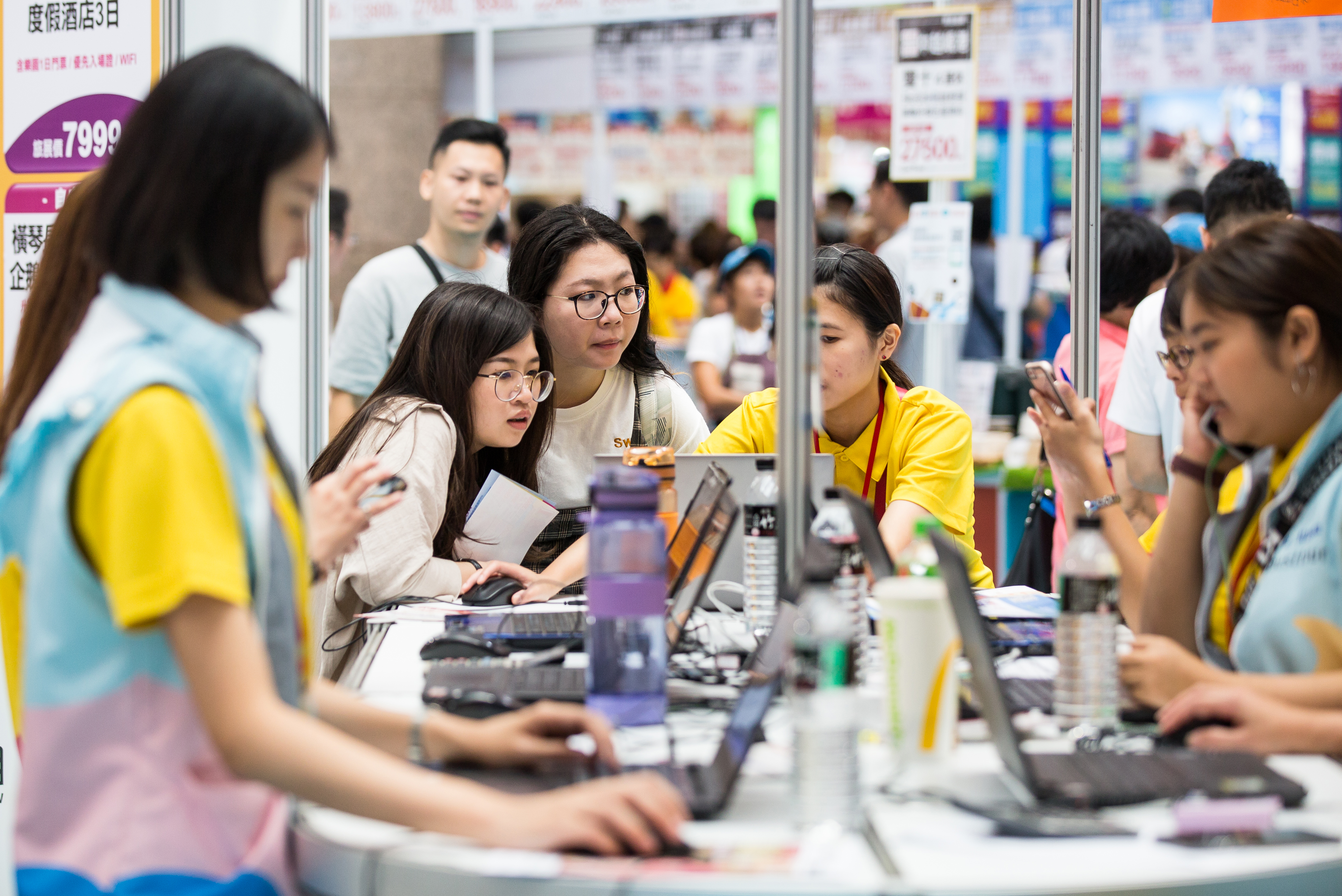 秋冬遊補助9月1日上路，旅宿業者殺紅眼，祭出0元住宿優惠。圖為今年夏季旅展。