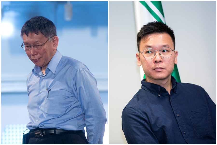 民進黨副祕書長林飛帆抨擊台北市長柯文哲是「格調比較低」的韓國瑜。