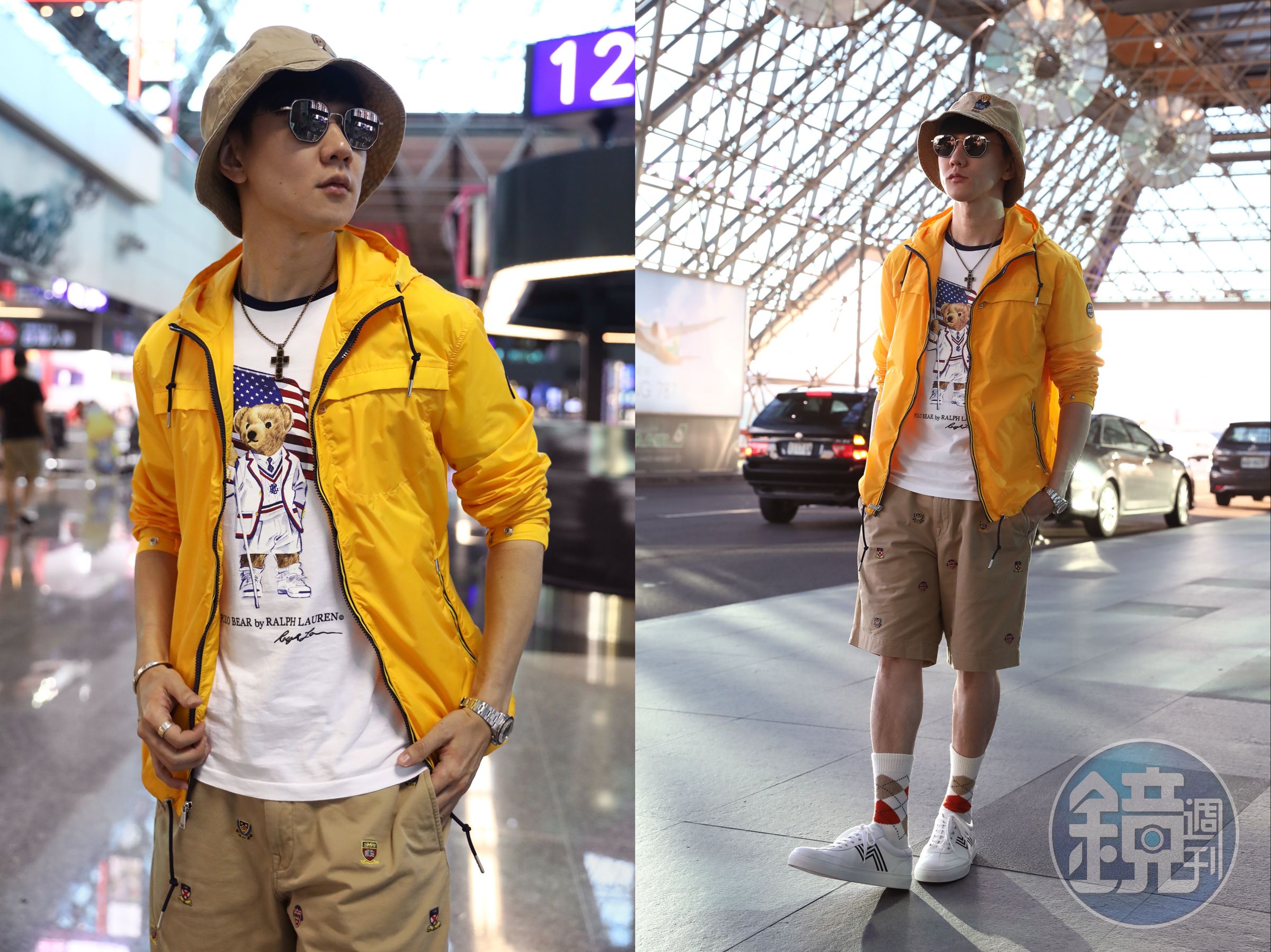 林俊傑受邀參加Ralph Lauren Collection 2019秋季時裝秀，身穿Polo Ralph Lauren系列展現童趣。（Ralph Lauren提供）