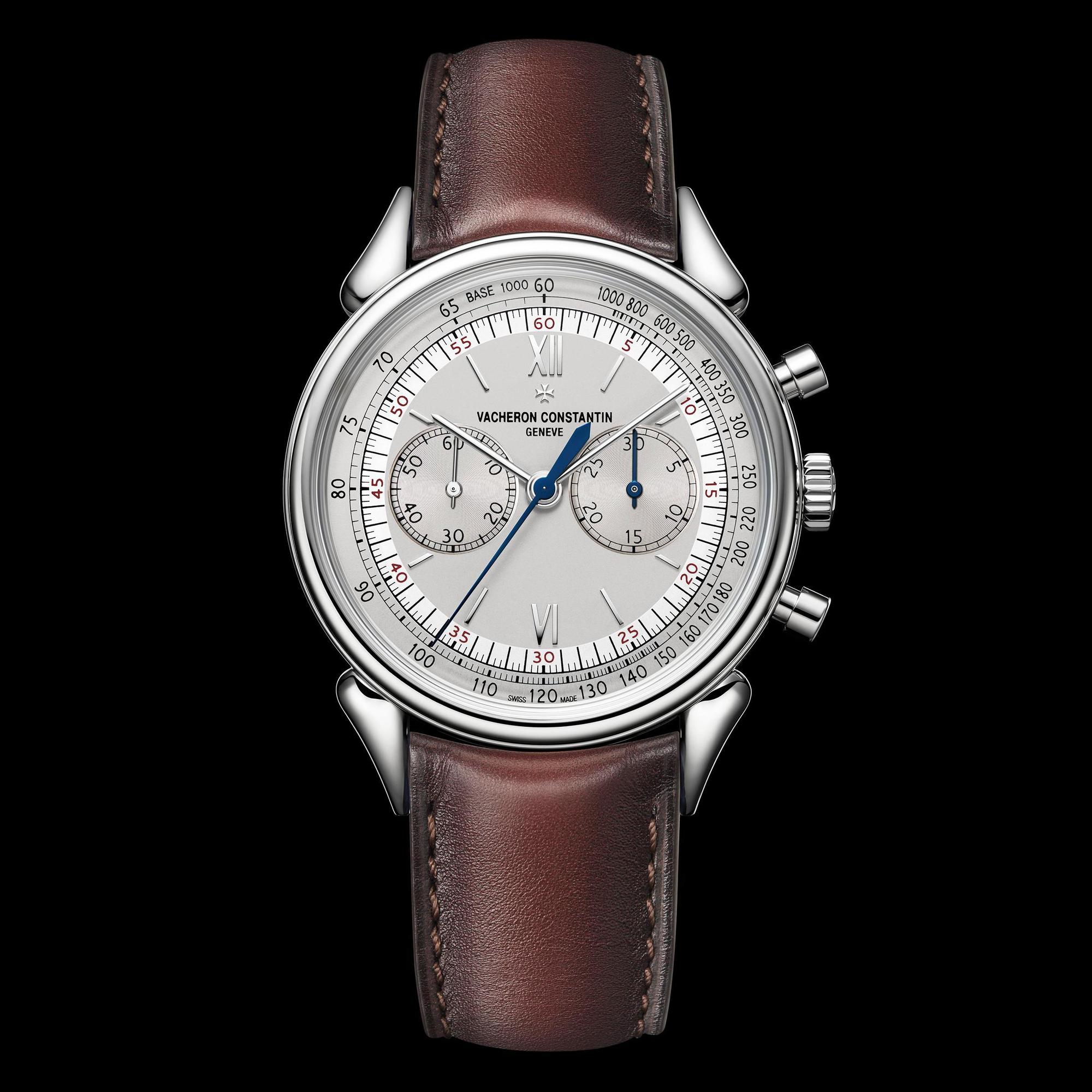 全新的Historiques Cornes de vache 1955精鋼款，定價NT$1,356,000。