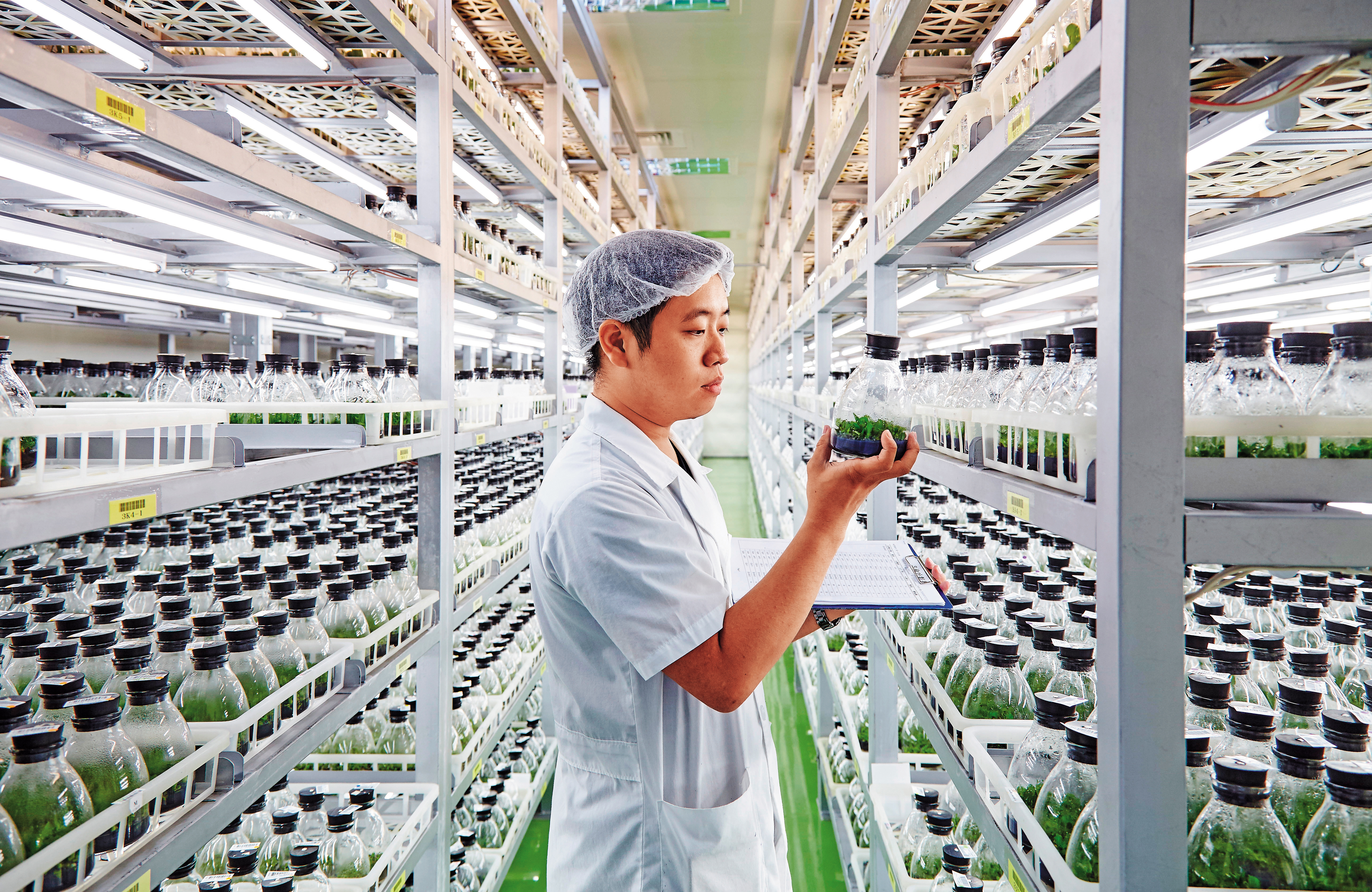 為考量集團轉型,李世聰活用殯葬業須大量花卉的特性,跨足保養品產業。(真怡提供)