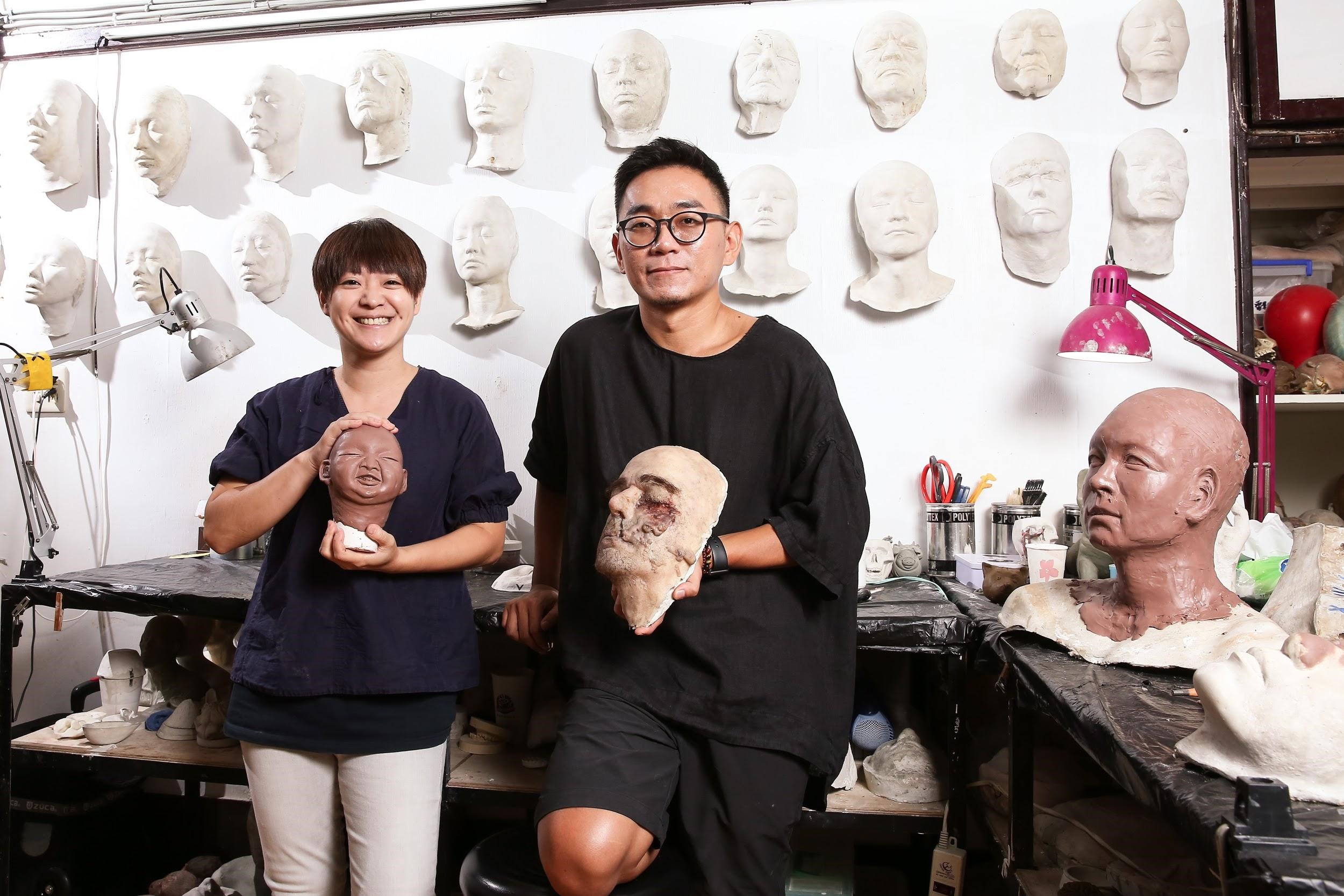 以《人面魚：紅衣小女孩外傳》入圍今年台北電影節「最佳藝術貢獻獎   特殊化妝」的蕭百宸、劉顯嘉，於2011年創立全台第一間特效化妝工作室「百嘉堂」。