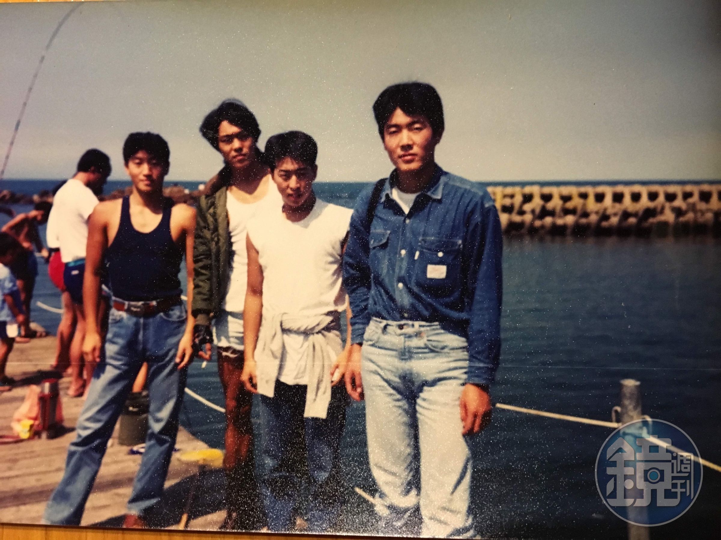 永田英洋的大學時期照片，看得出到處旅行的基因（永田英洋提供）。