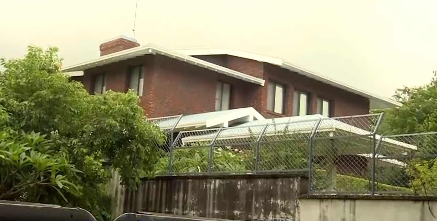 長興材料公司高姓老董位於高雄市鳥松的豪宅。（翻攝照片）