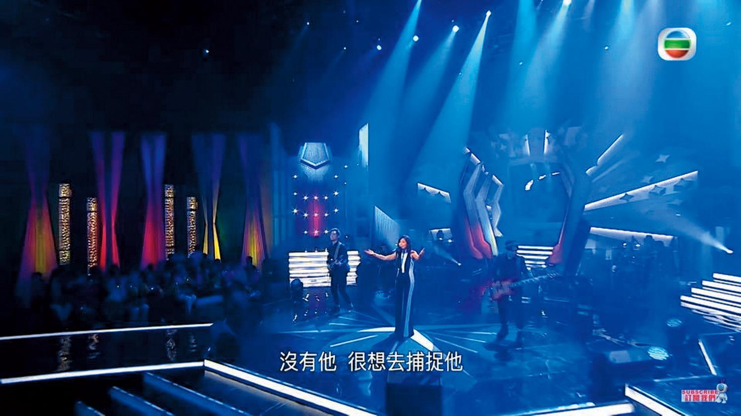 林曉培在香港TVB節目《流行經典50年》演唱經典歌曲,觀眾反應佳評如潮。(翻攝自林曉培臉書)