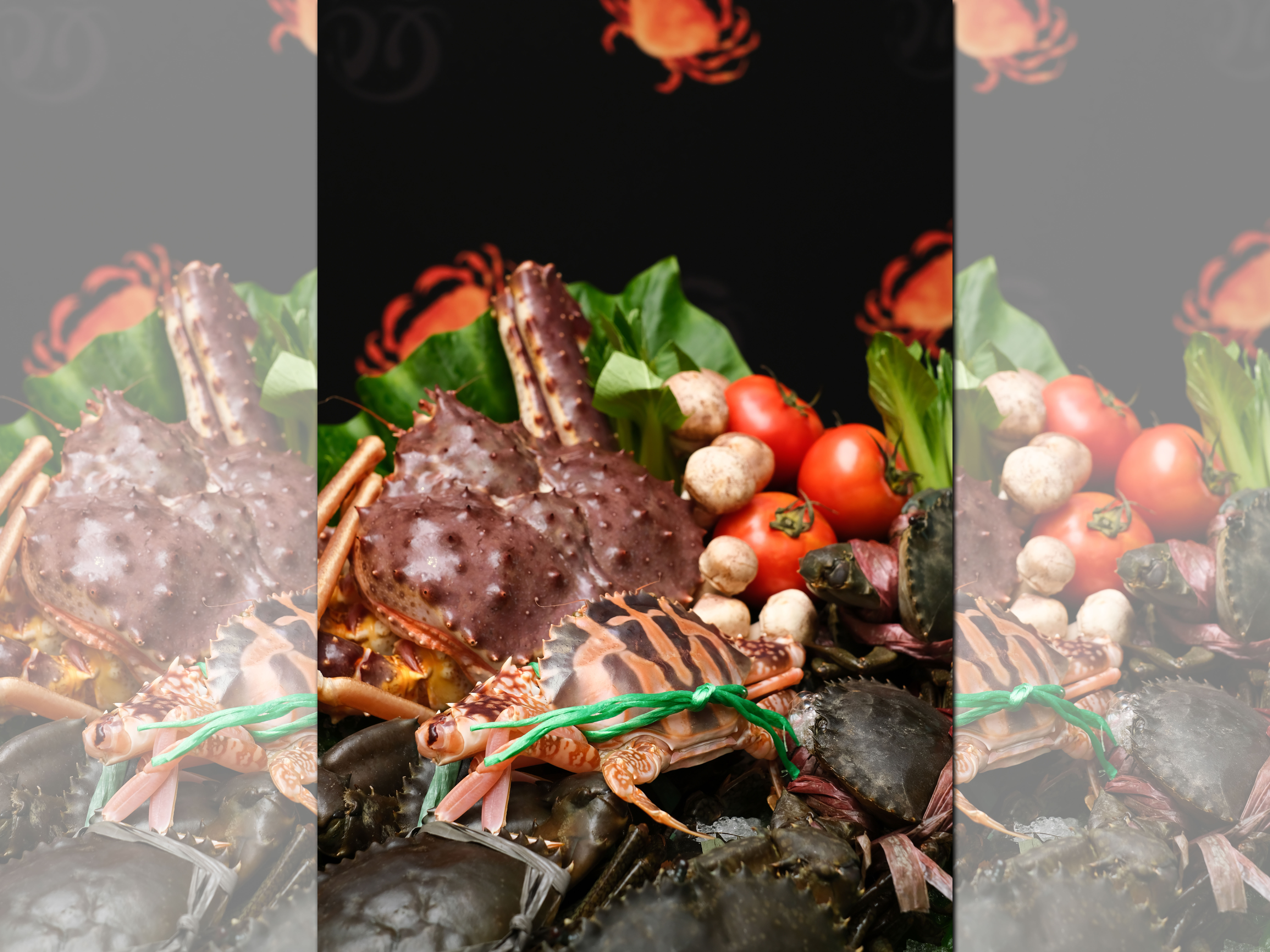 「頂鮮擔仔麵」9月推出期間限定的「秋蟹盛宴」，以精緻手法調理海內外蟹家紅牌。