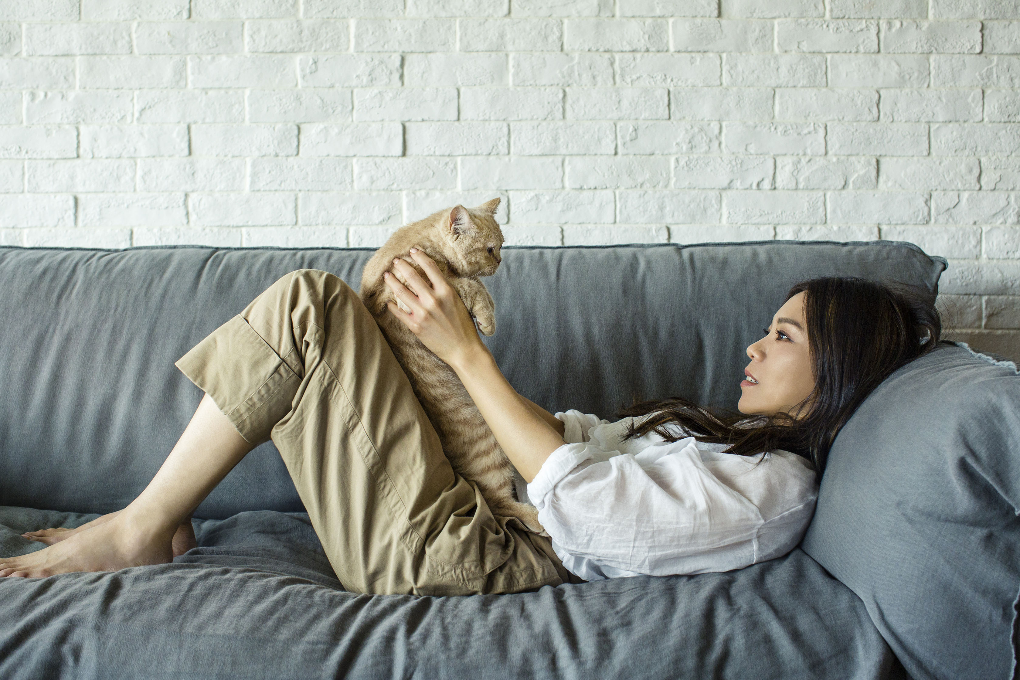 蔡健雅養了兩隻貓，觸動了她的母愛。（Legacy台北提供）