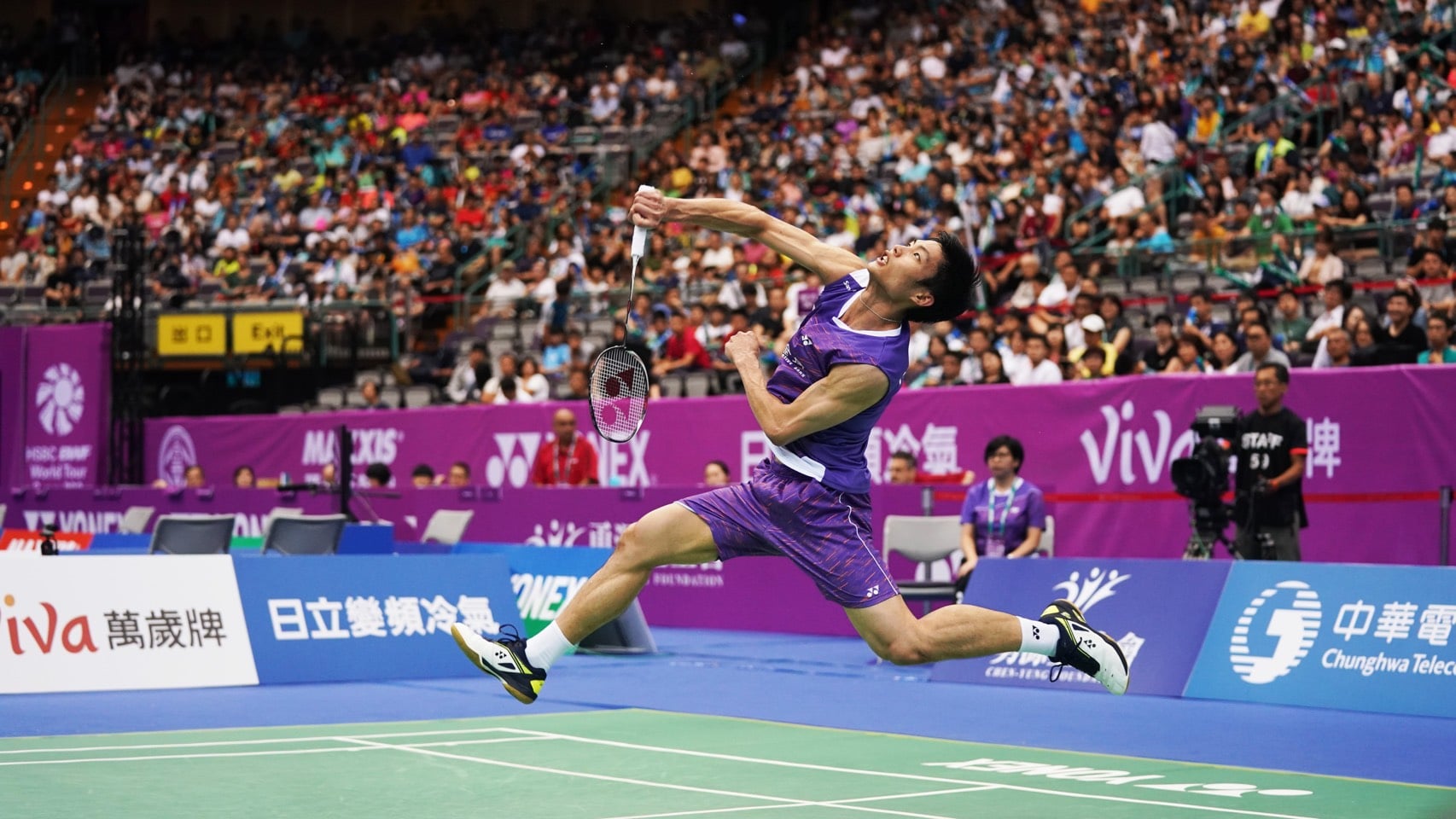 羽球好手周天成獲選為今年度十大傑出青年。（中華民國羽球協會提供）