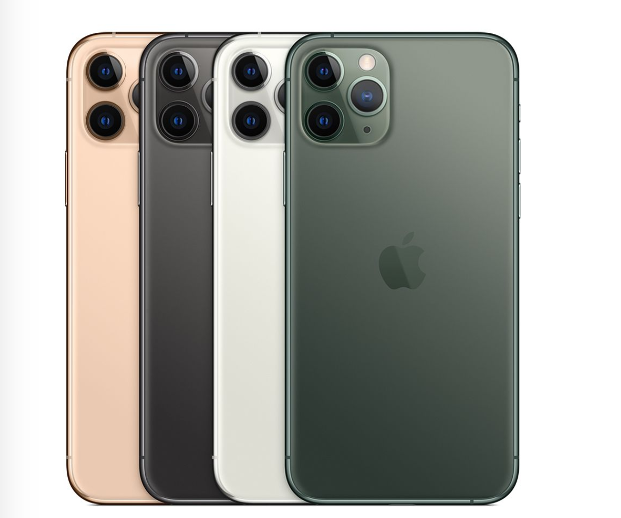 iPhone 11 Pro和Pro Max推出夜幕綠新色。(翻攝自蘋果官網)