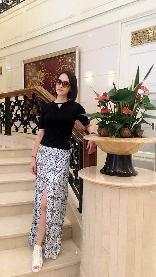 金友莊雖然年過半百，但保養的相當不錯。（翻攝自金友莊臉書）