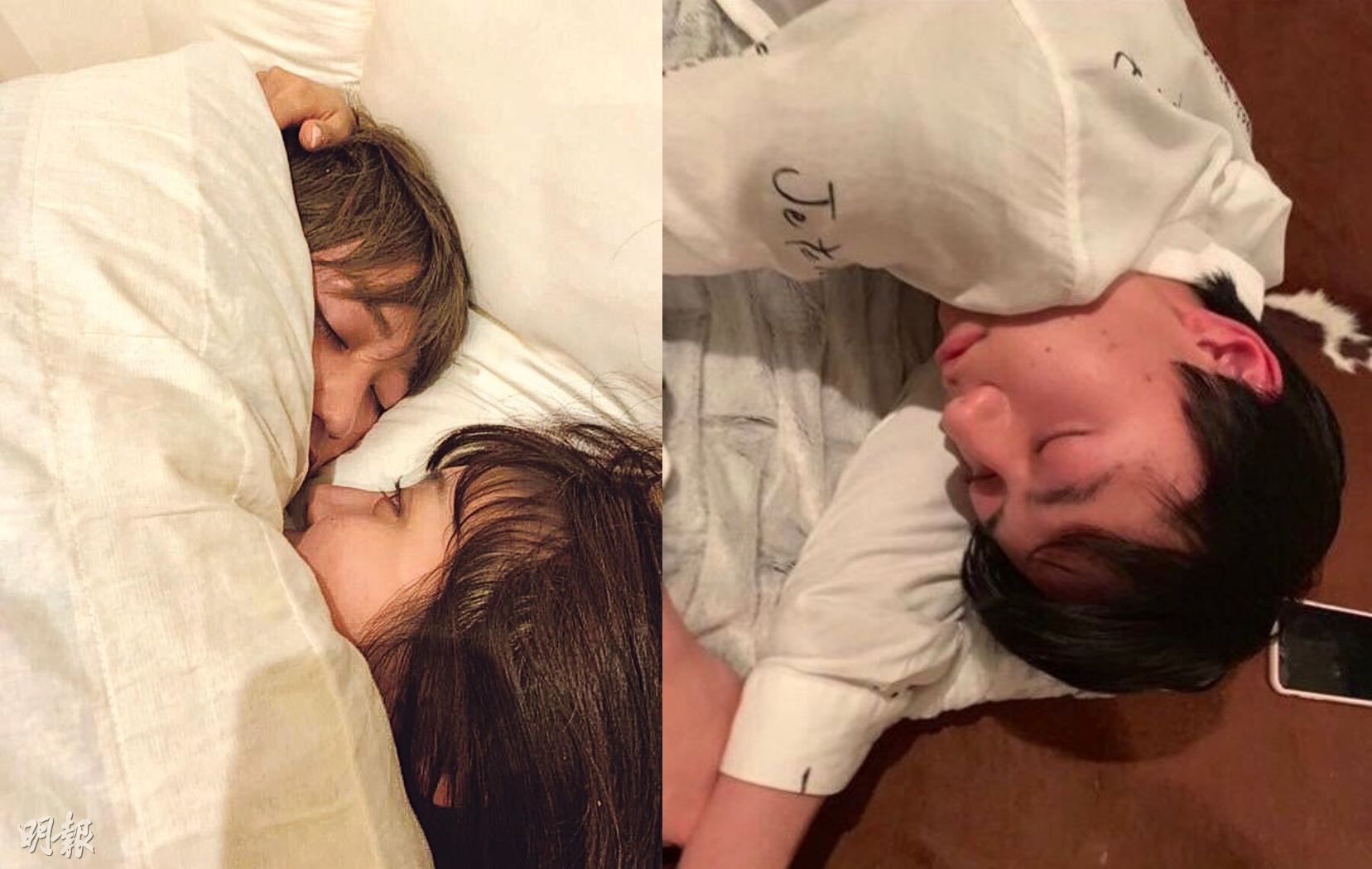 傑尼斯事務所承認這兩張照片確實是HiHi Jets成員橋本涼、作間龍斗本人。（網路圖片）