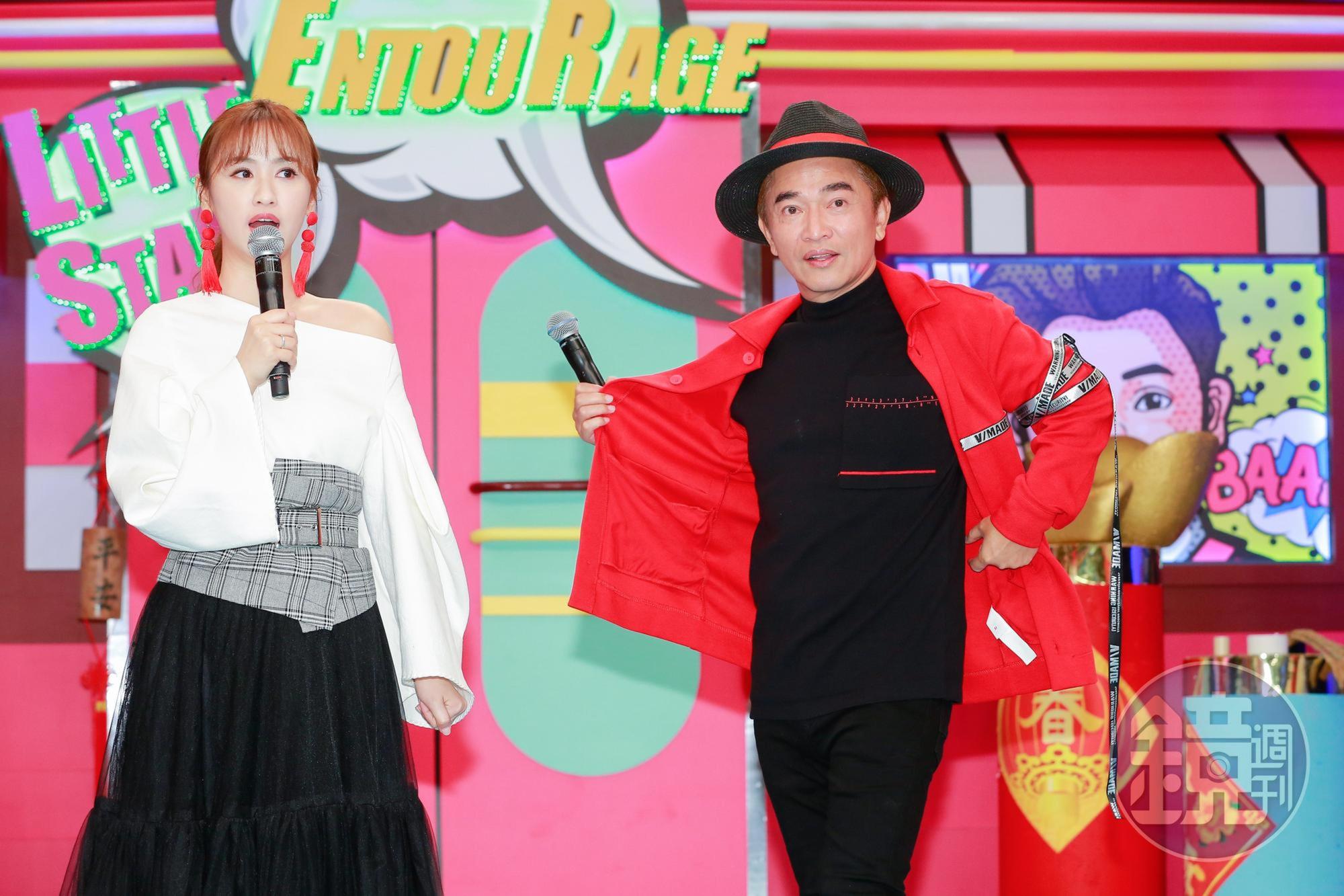 吳宗憲手握三個熱門節目主持工作,女兒Sandy接班態勢也已底定。