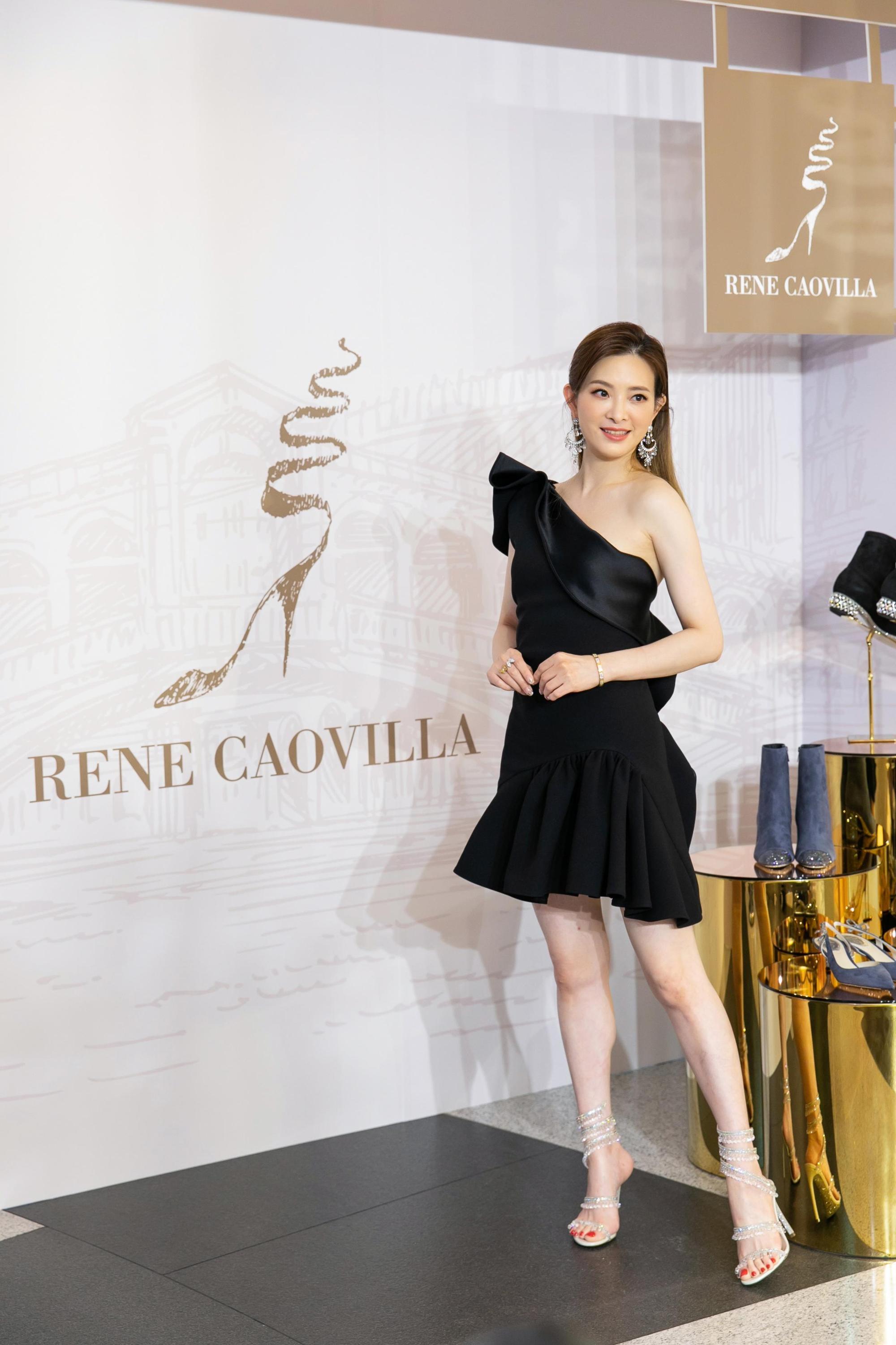 劉真10幾年前就是RENE CAOVILLA忠實粉絲，她笑稱才剛進店中已經看上了4、5雙。（RENE CAOVILLA提供）