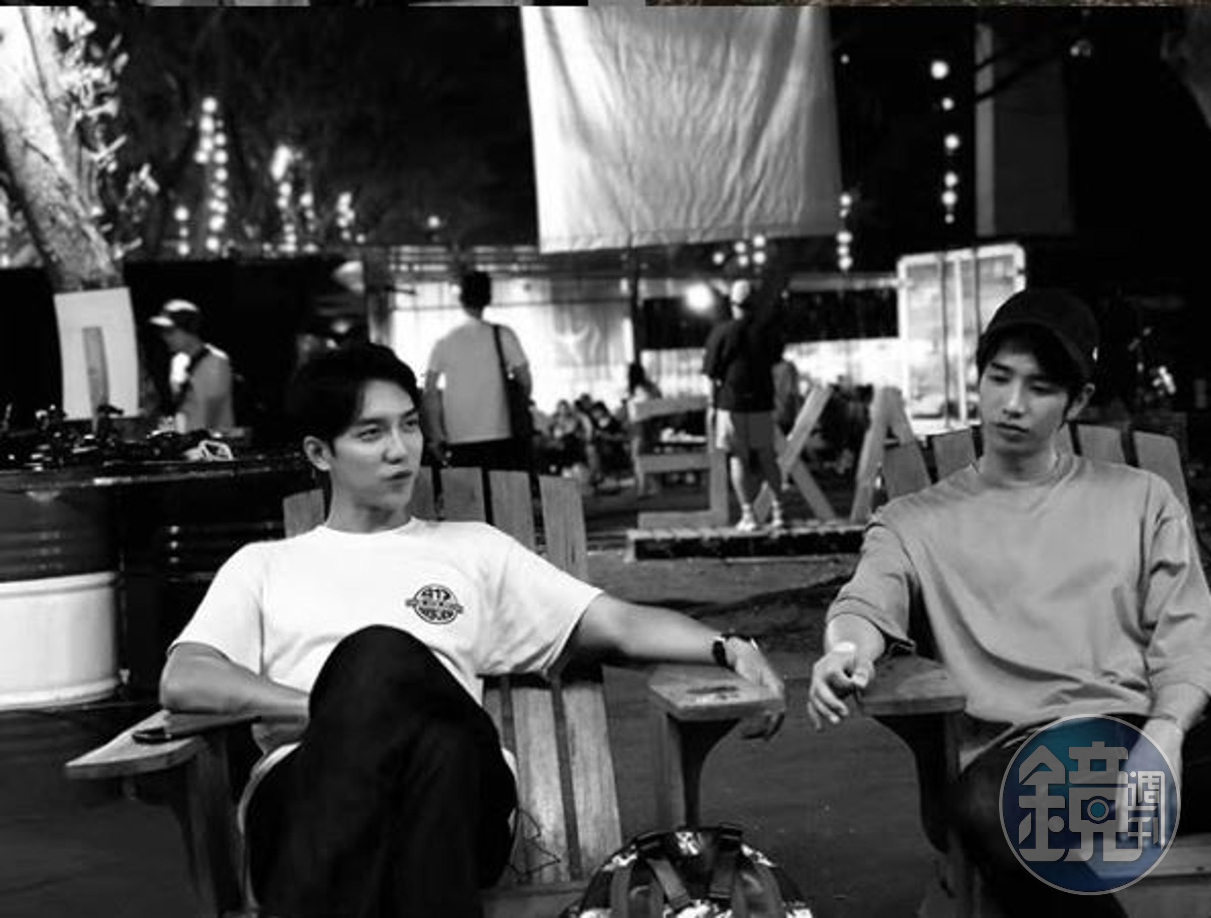 劉以豪的IG也PO出和李昇基工作時的片段。（翻攝自劉以豪IG）