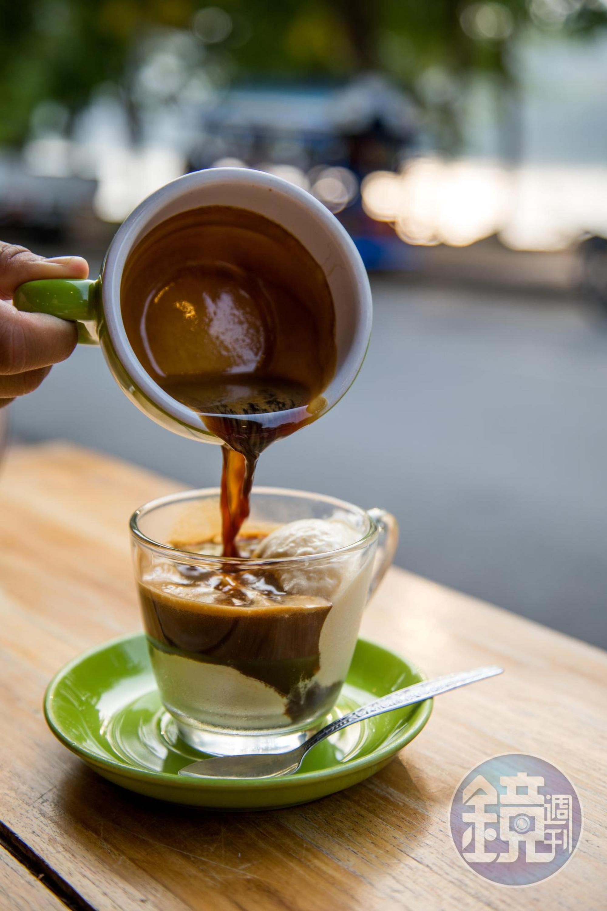 熱帶地方，很適合來一份affogato，非常消暑清涼。