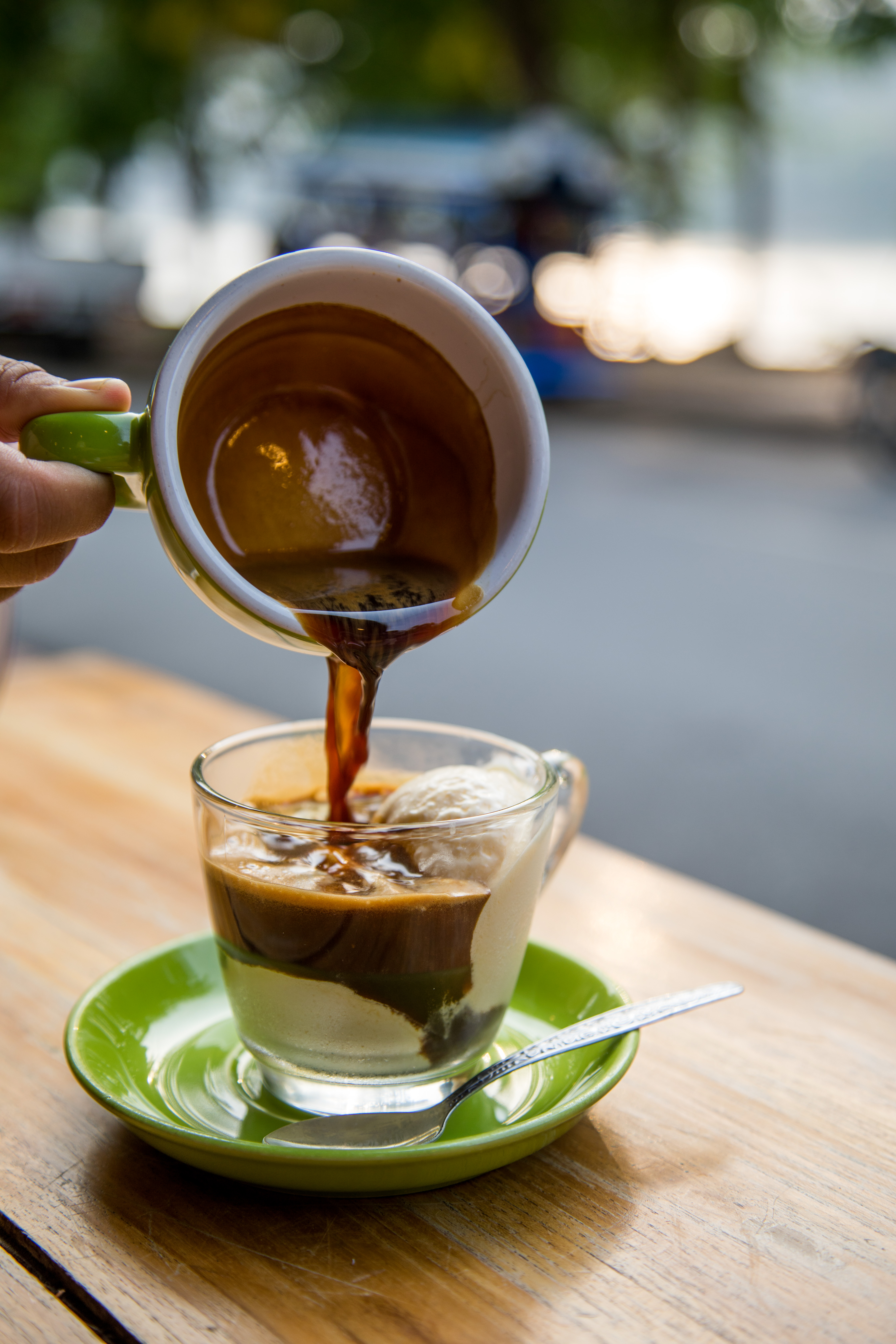 熱帶地方，很適合來一份affogato，非常消暑清涼。