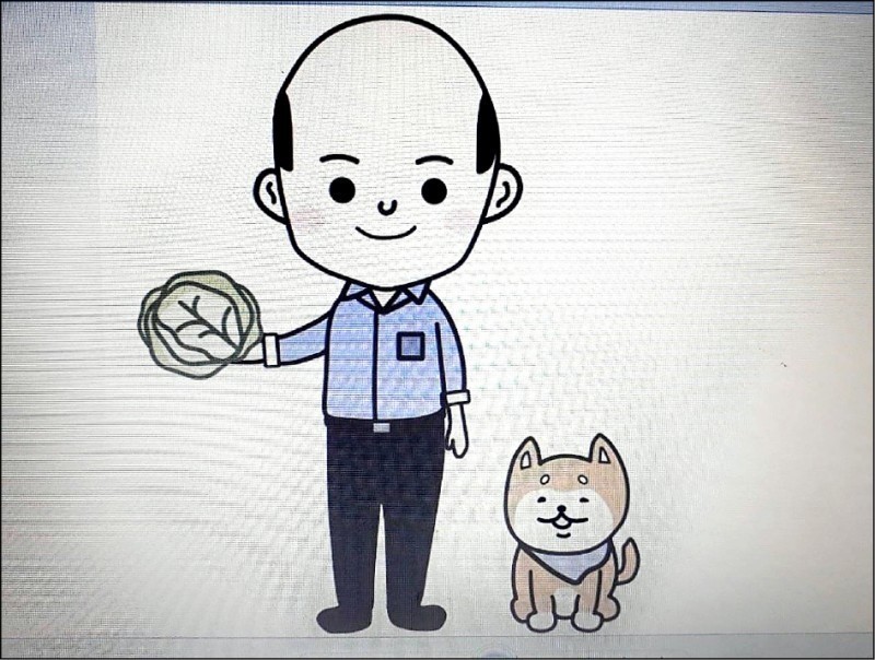 廠商將韓國瑜Q版圖印在月餅上送禮 （高雄市政府提供）