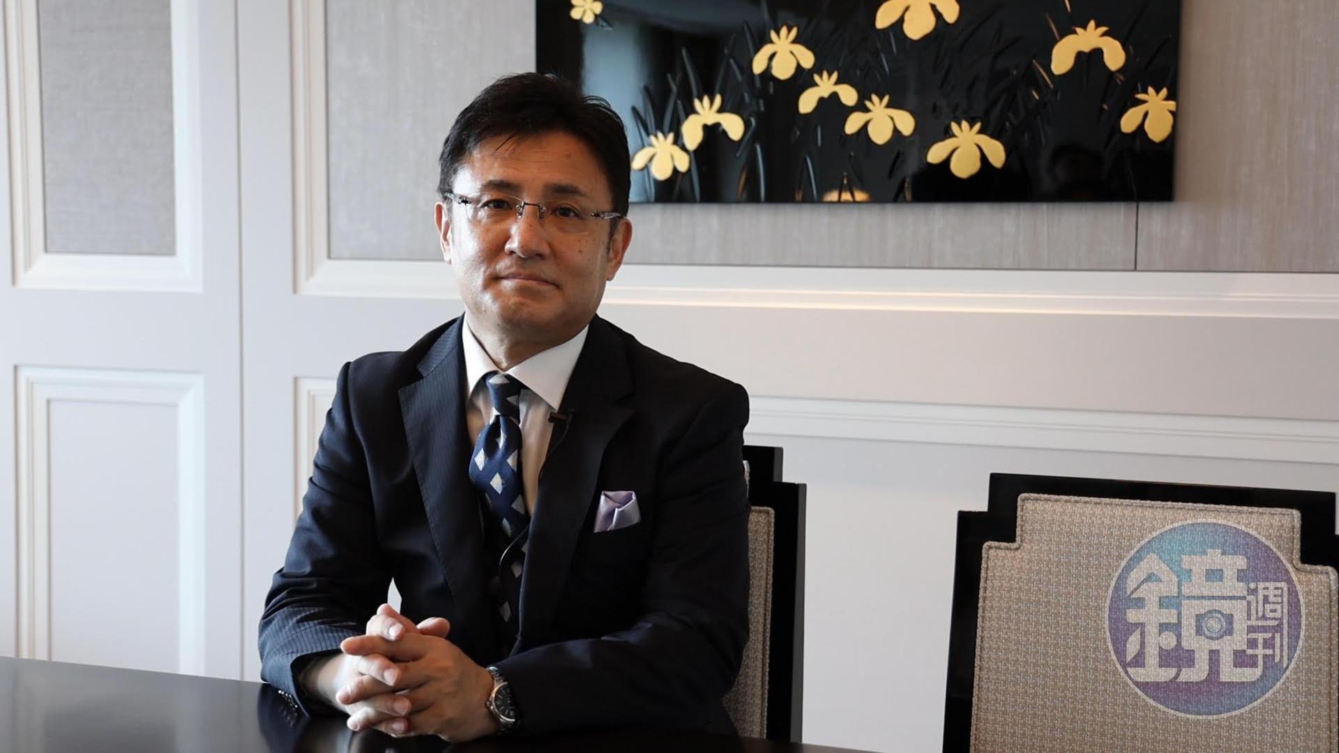 帝國飯店執行董事兼總經理金尾幸生，對帝國飯店的文化歷史和特色如數家珍。
