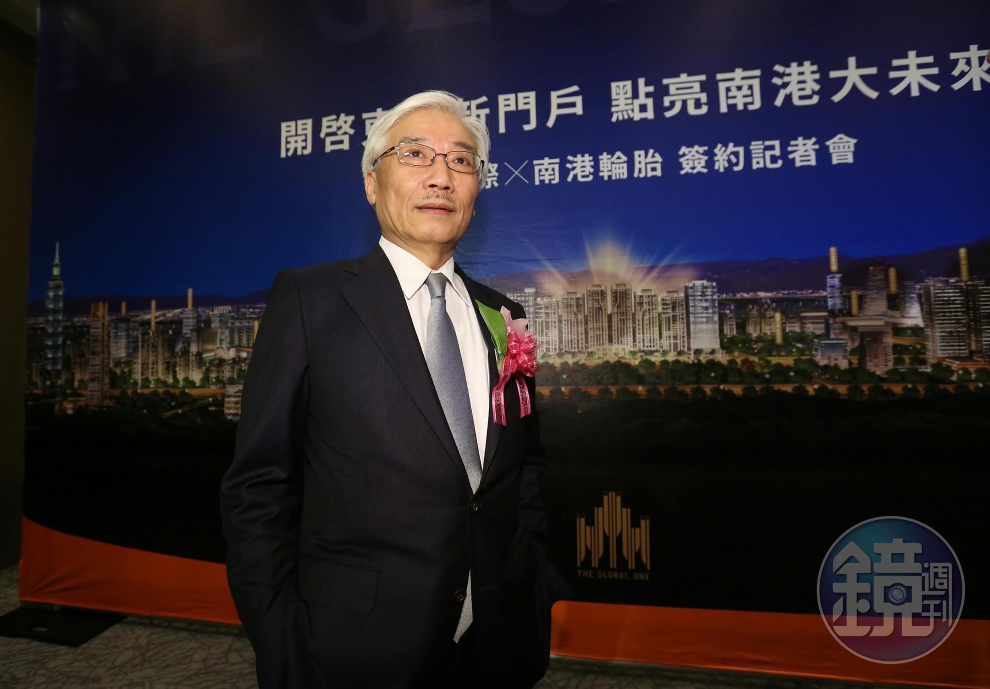 杜書伍看好南港五鐵共購的地理位置，是台灣其他地方找不到的。