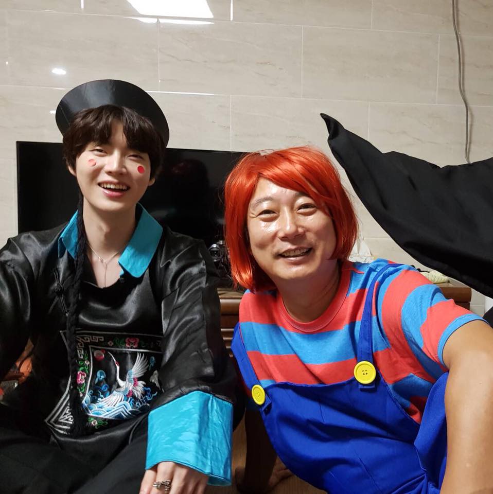 安宰賢（左）主動表示退出《新西遊記7》。（翻攝自新西遊記FB）