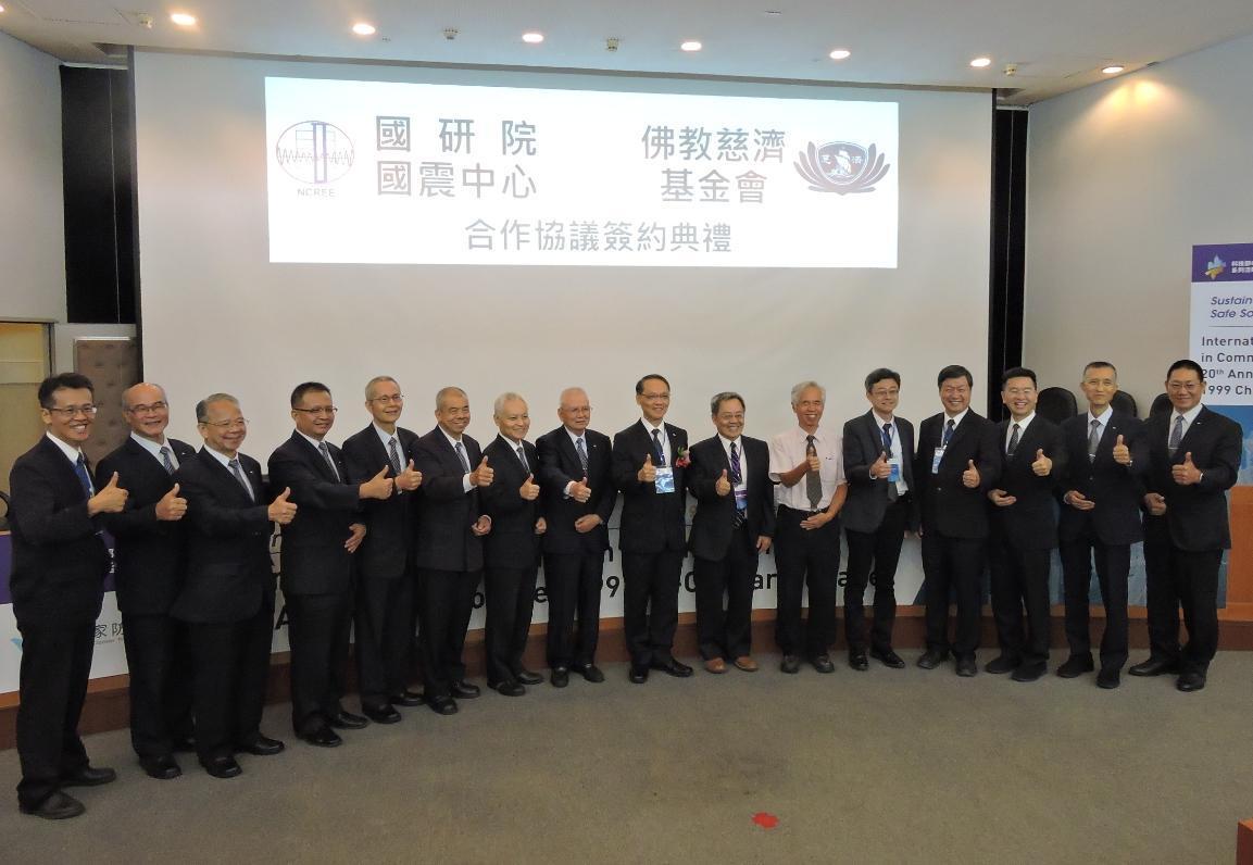 國震中心之所以和慈濟合作，就是看上慈濟於有豐富人道救援經驗，也不斷累積提升防賑災能量。（慈濟基金會提供）