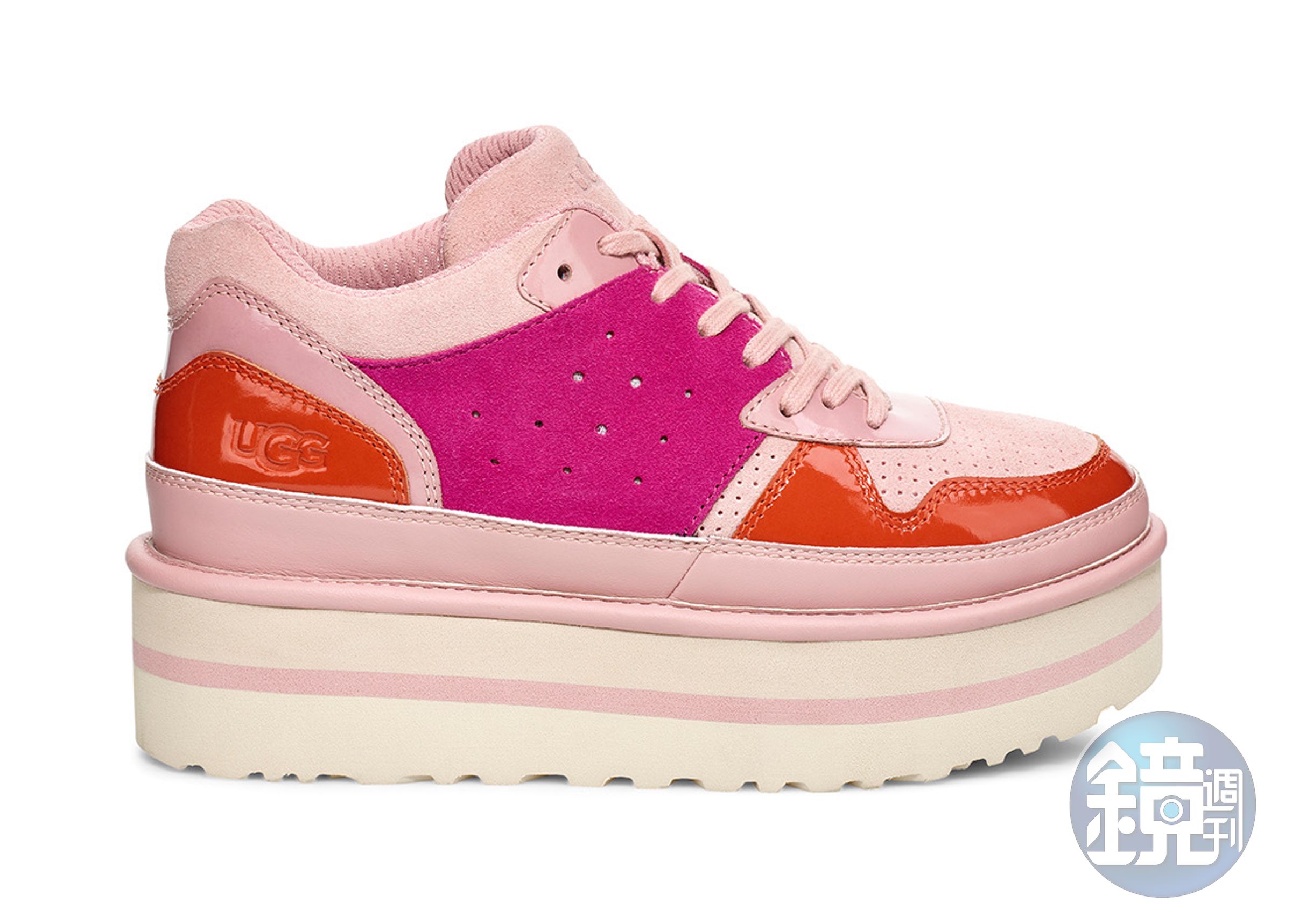 UGG Fashion Baby系列Pop Punk粉色休閒鞋 NT$5,500（UGG提供）