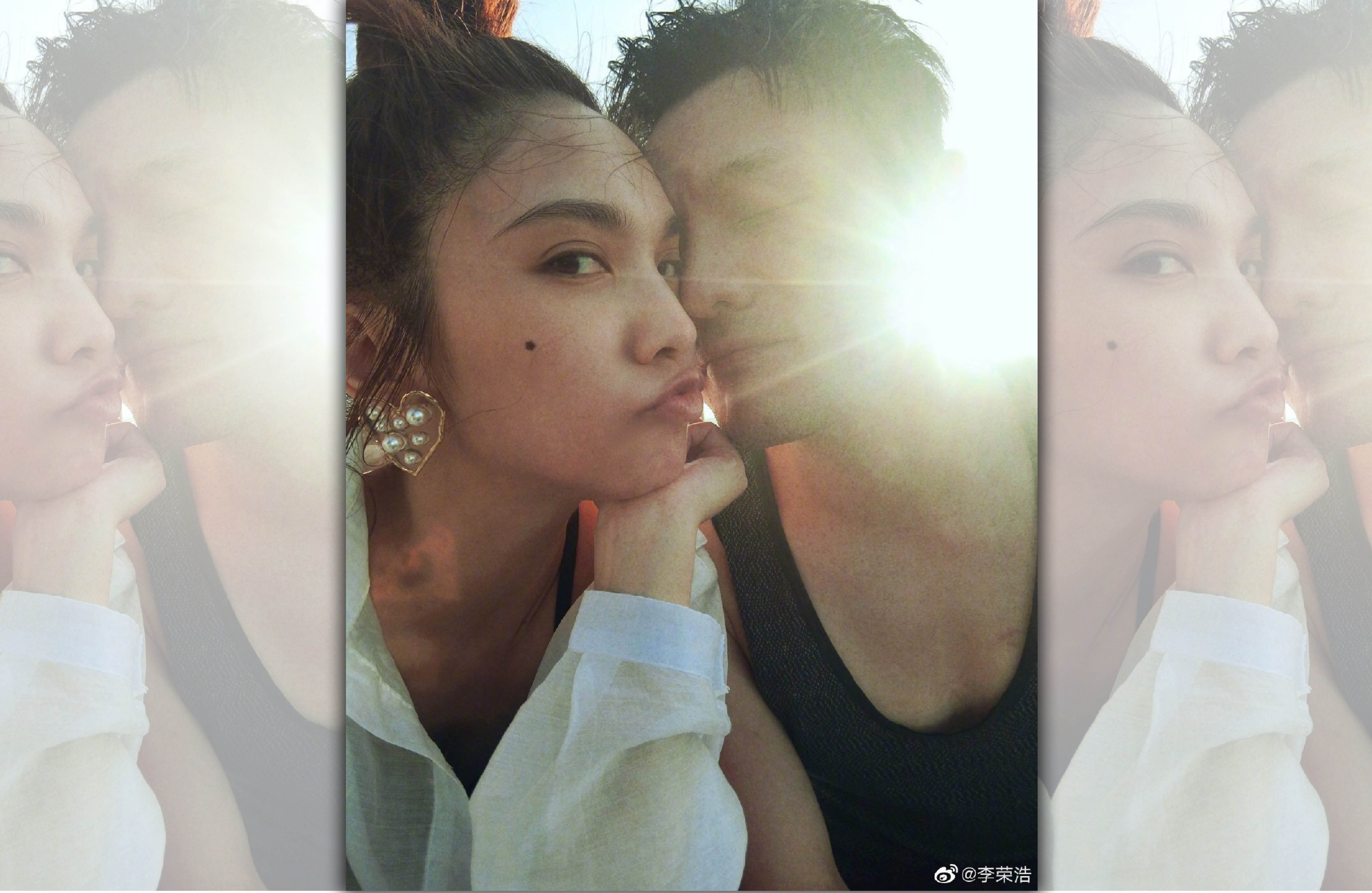 楊丞琳7月男友生日時才接受李榮浩求婚，如今傳出兩人在安徽合肥領證。（翻攝自李榮浩微博）