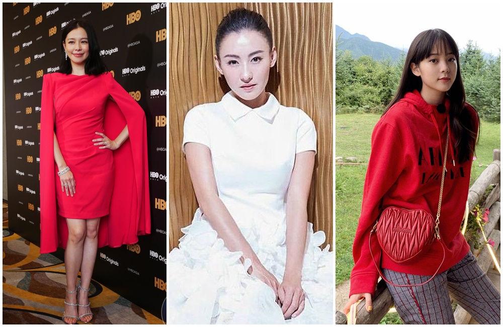 徐若瑄（左起）、張栢芝、歐陽娜娜都挑起一家經濟重擔。