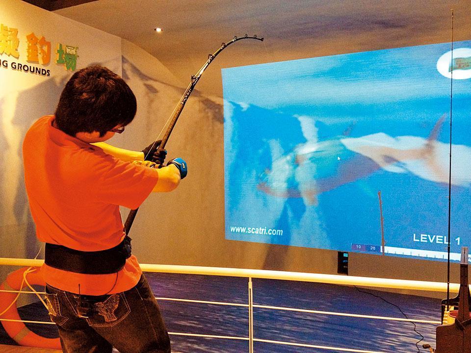 寶熊經營「漁樂碼頭」觀光工廠、辦釣魚教室，讓更多人愛上釣魚。（寶熊漁具提供）