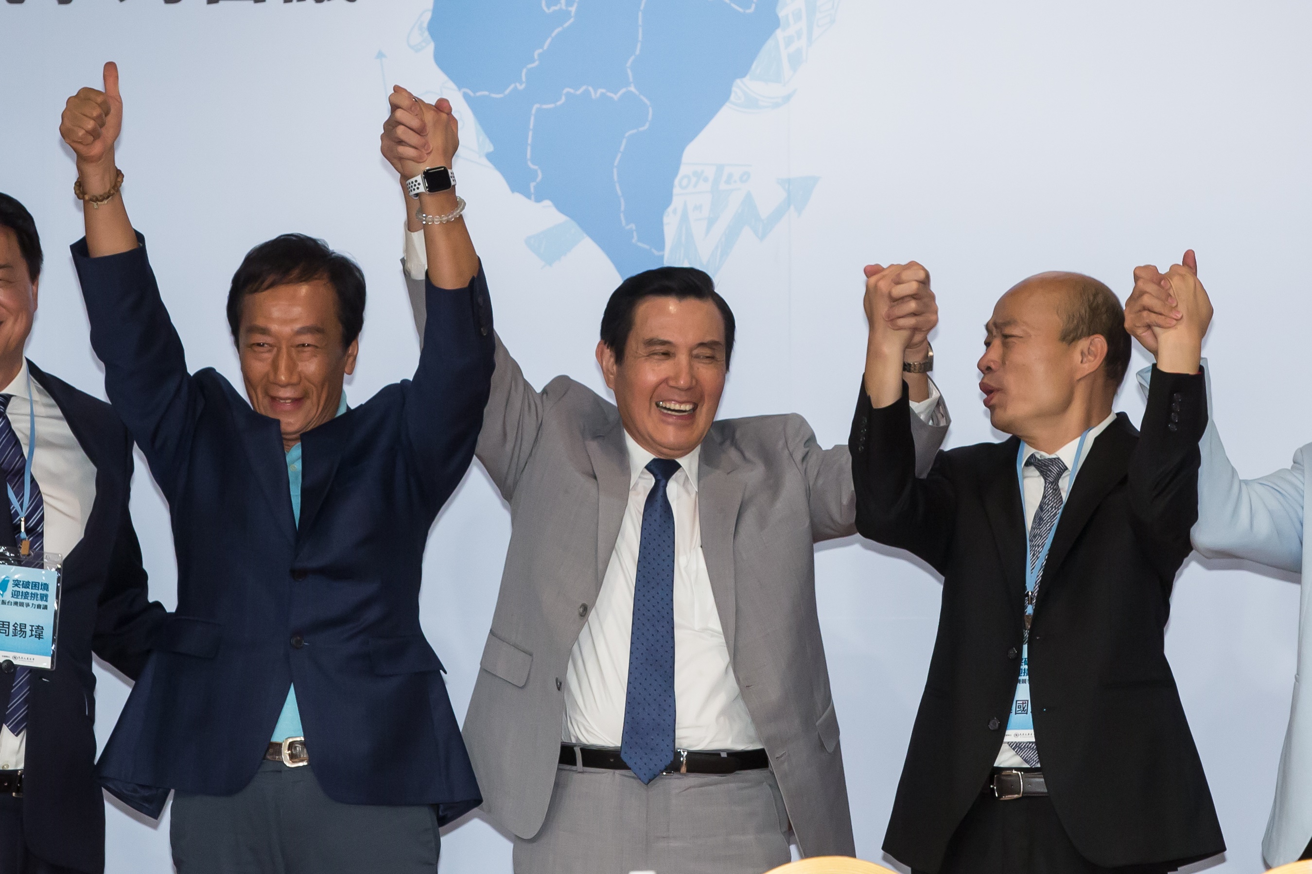 韓國瑜喊話郭台銘見面，郭台銘辦公室今天冷淡回應「不需要特別安排，不想耽誤他選舉的時間」。（本刊資料照）