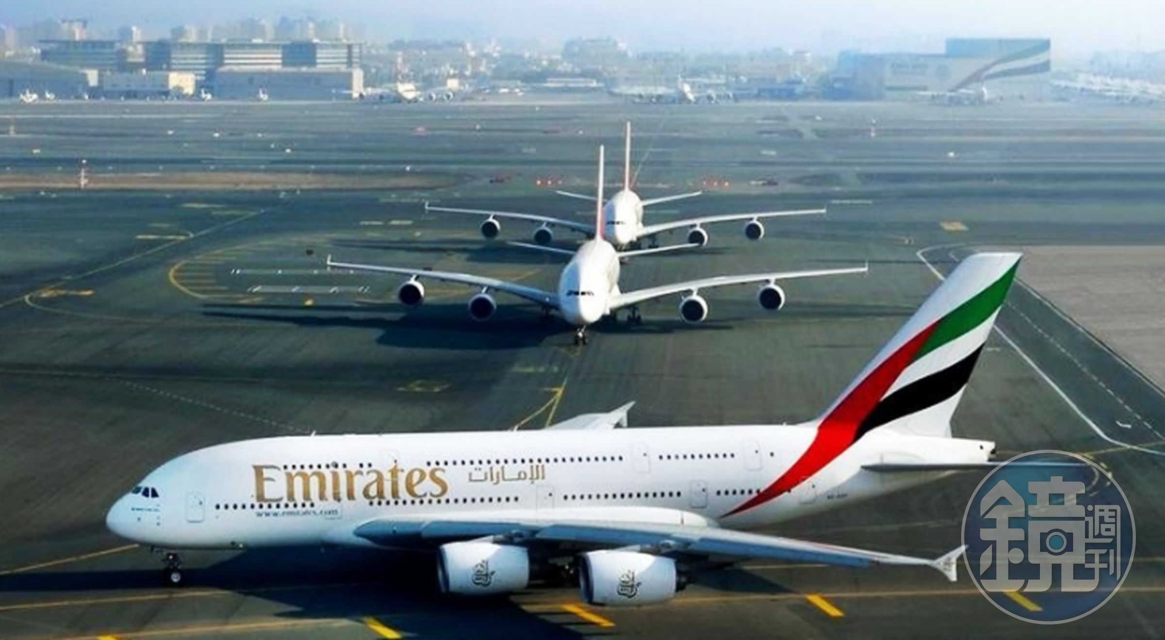 阿聯酋航空擁有全球最大的A380機隊。（阿聯酋航空提供）