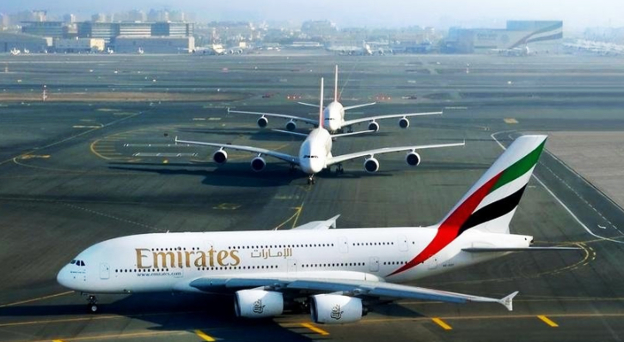 阿聯酋航空擁有全球最大的A380機隊。（阿聯酋航空提供）