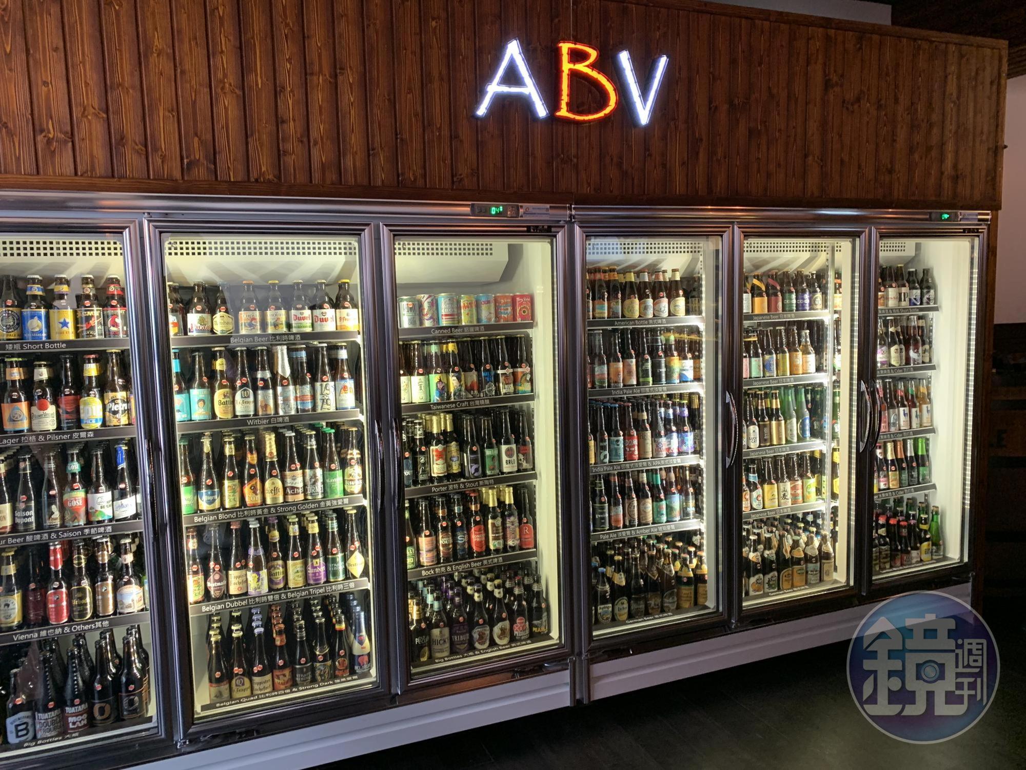 「ABV日式居酒館」提供來自日本埼玉、岩手，宮崎、新瀉等超過13個地區的精釀啤酒。