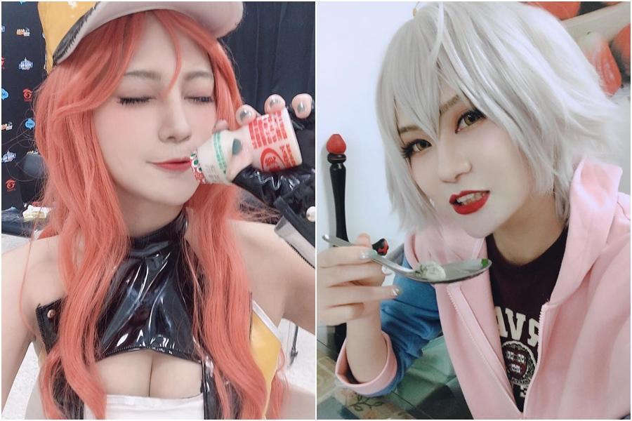 賴品妤也會在臉書po出「cosplay照」。(翻攝自賴品妤臉書)
