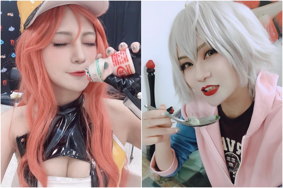 賴品妤也會在臉書po出「cosplay照」。(翻攝自賴品妤臉書)