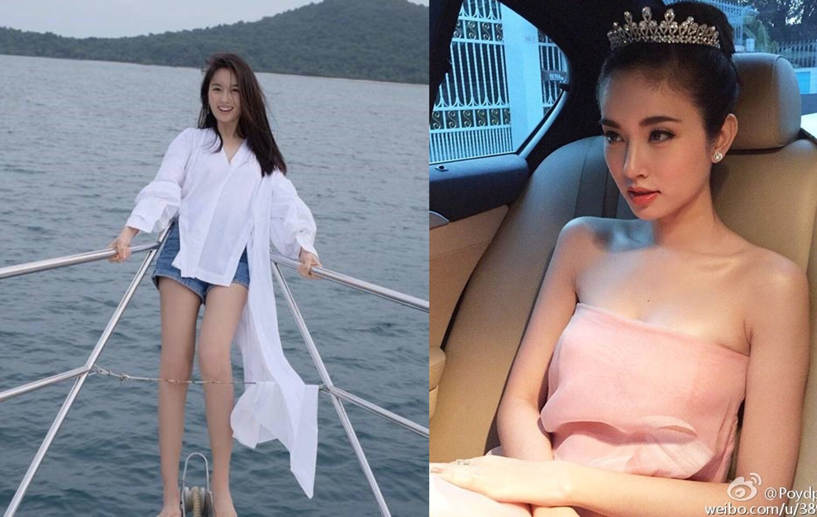 Poyd變性成功後,美貌也跟著不斷進化升級,被網友點名撞臉曾愷玹、Angelababy。(翻攝自Poyd微博、IG)