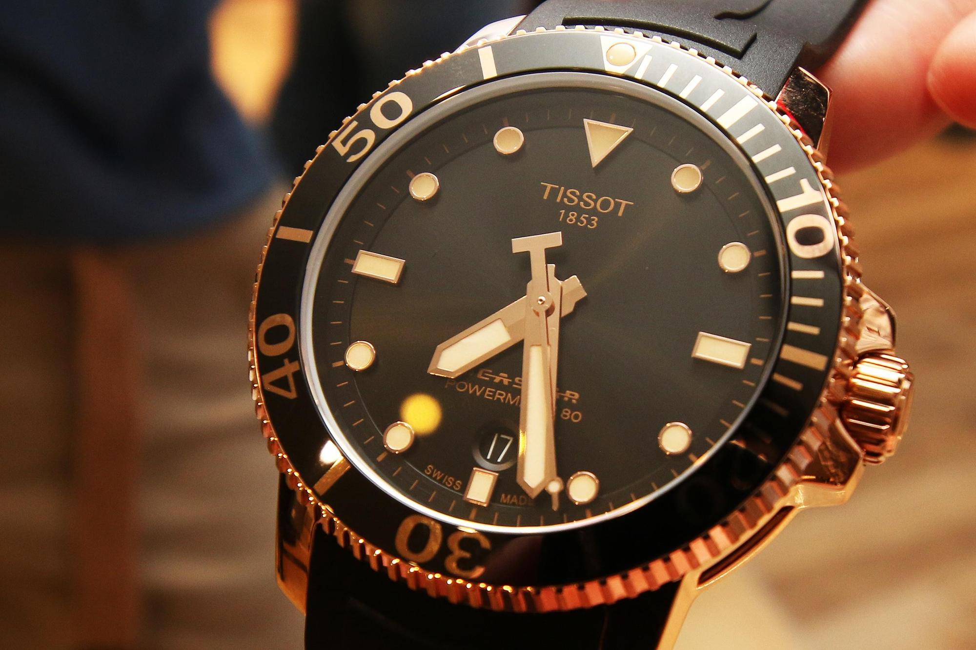 Seastar 1000海星系列自動款潛水腕錶，PVD玫瑰金錶殼，建議售價NT$ 26,700