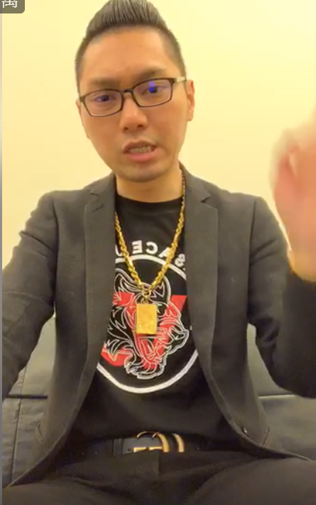 連千毅開直播要求媒體更正報導,否則將提告。(翻攝畫面)