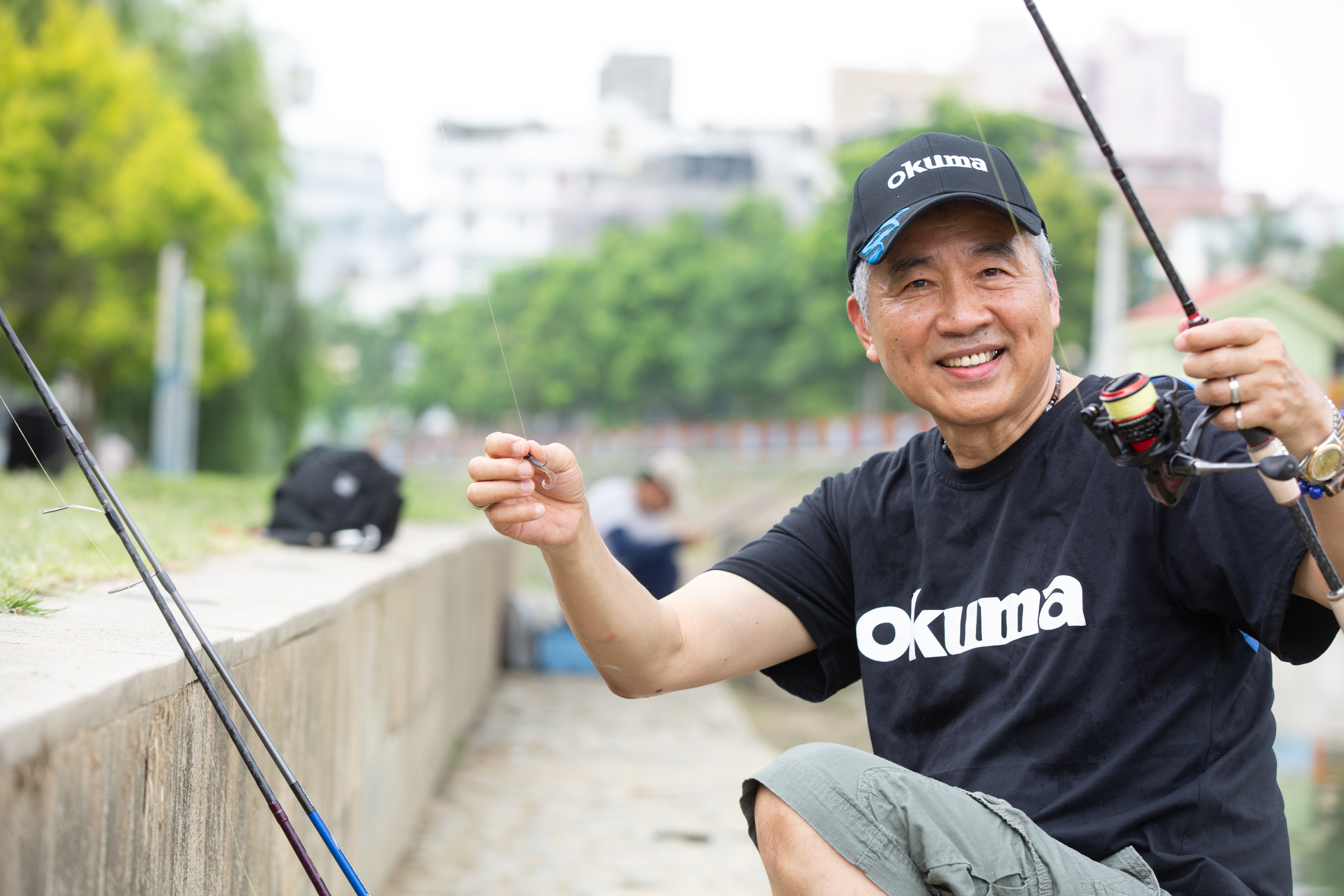 父親、舅舅都愛釣魚，張良任兒時會趁大人不注意偷玩釣竿，釣魚啟蒙全憑自己摸索。