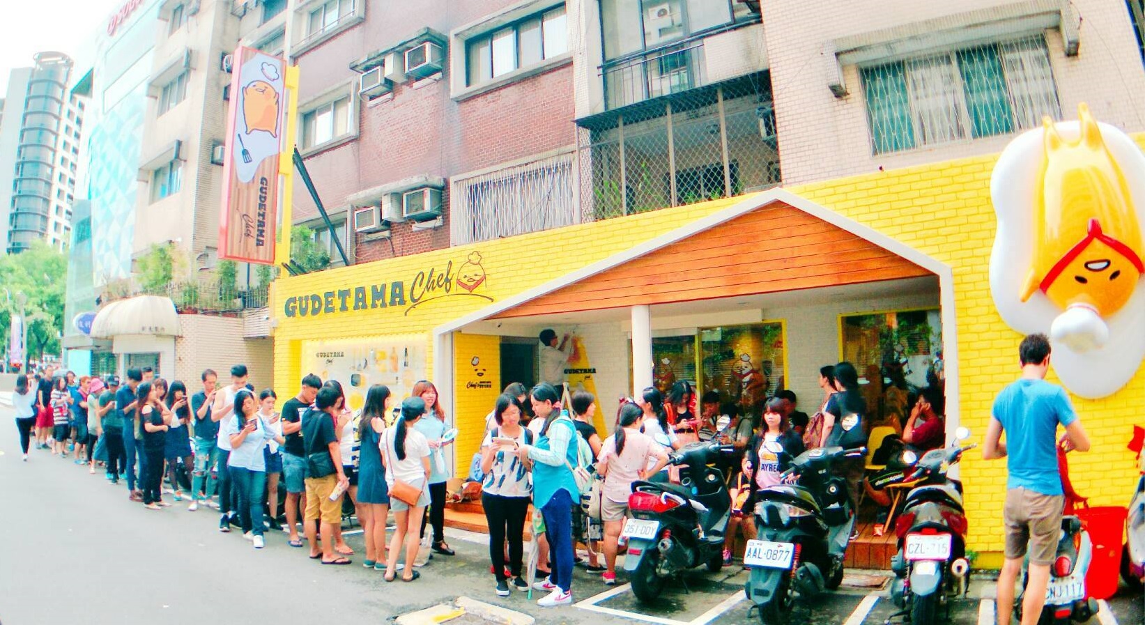 台北東區蛋黃哥五星主廚餐廳在臉書宣布將在10月20日結束營業，許多網友感到不捨。（翻攝自Gudetama Chef-蛋黃哥五星主廚餐廳粉專）