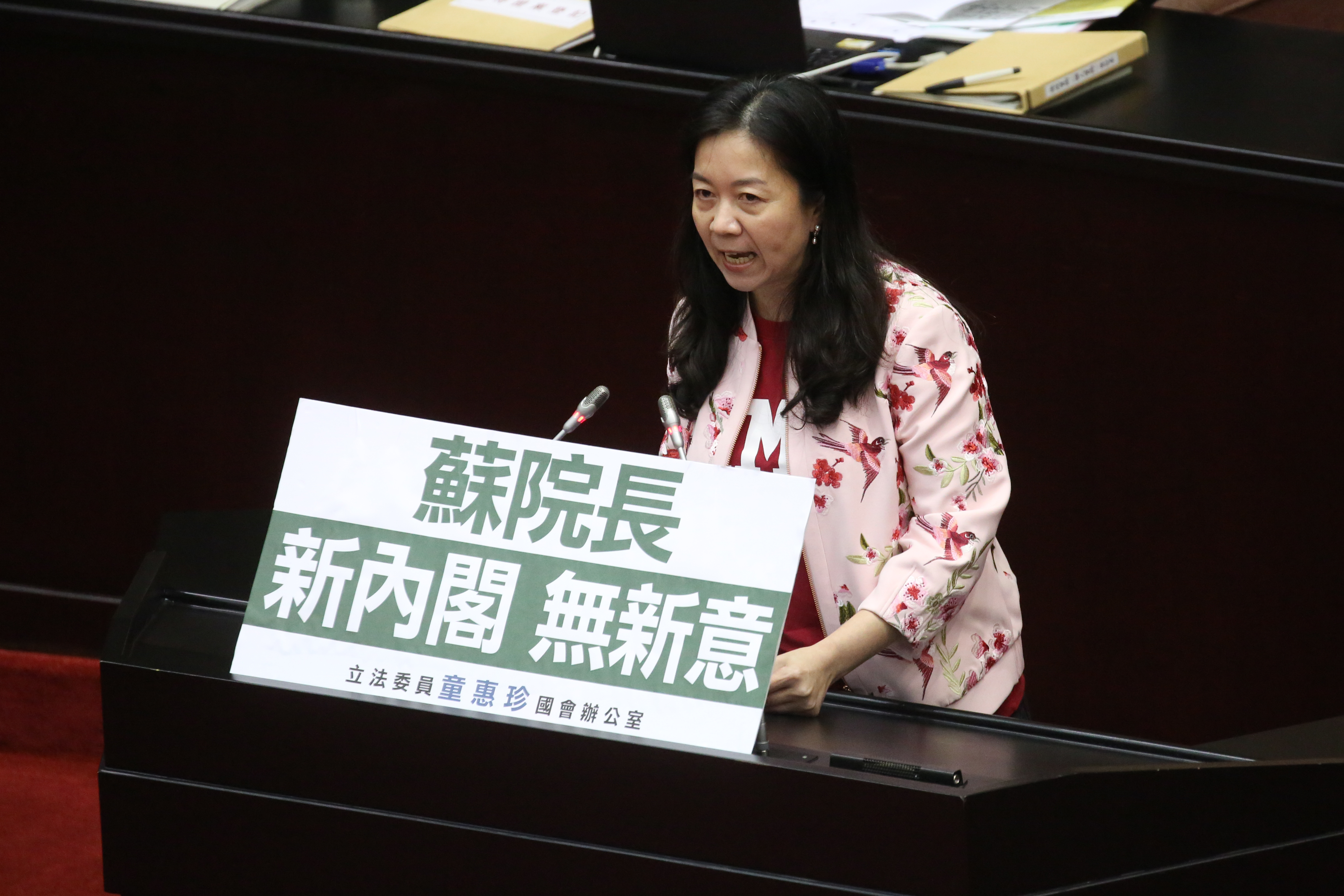 交通委員會召委童惠珍在25日排定「總統專機免稅菸案調查、懲處及後續改善作為」專案報告。（本刊資料照）