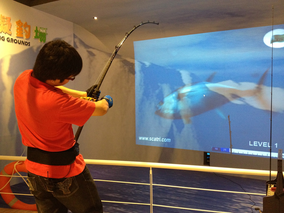 寶熊經營「漁樂碼頭」觀光工廠、辦釣魚教室,讓更多人愛上釣魚。(寶熊漁具提供)